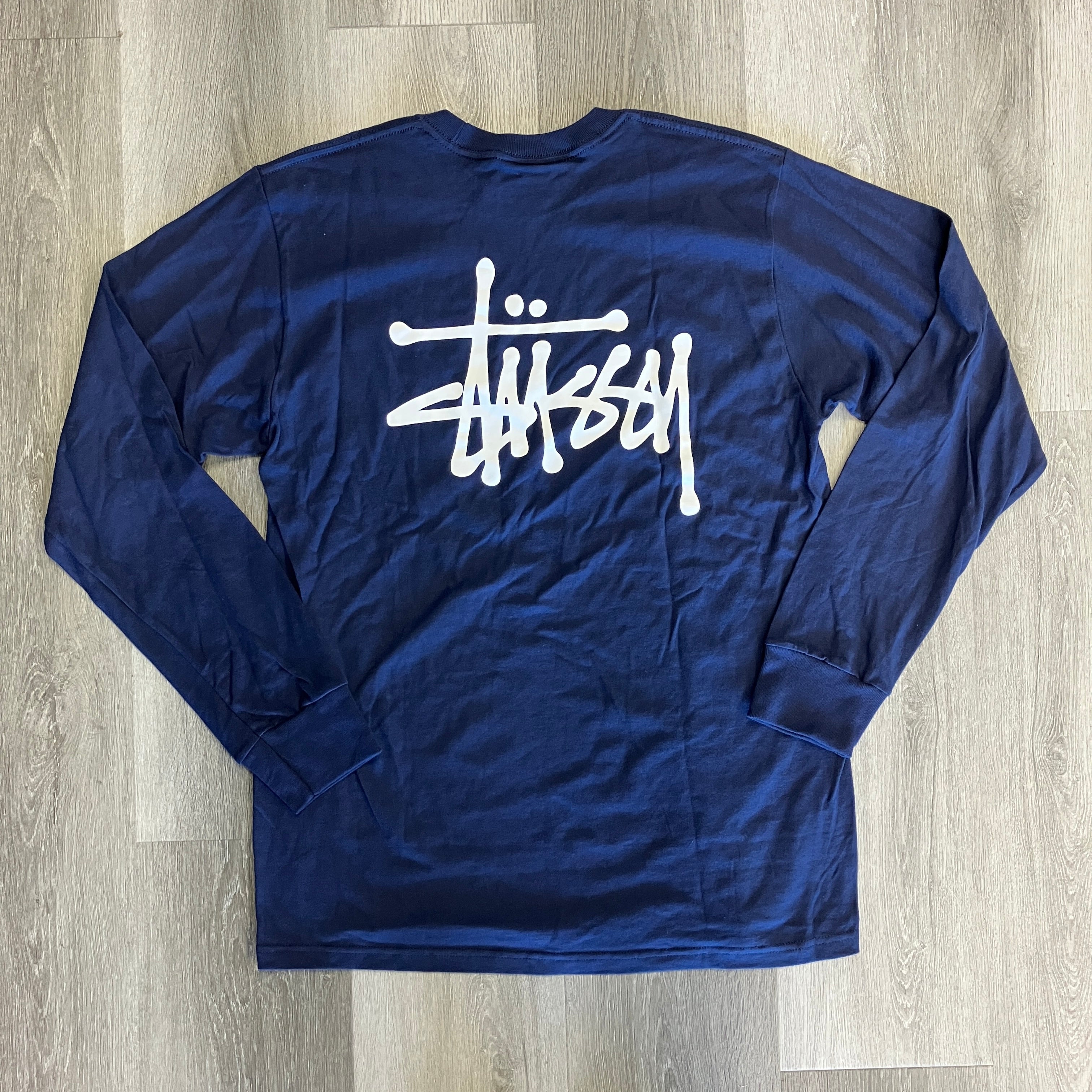 Stussy Long Sleeve Tee Navy