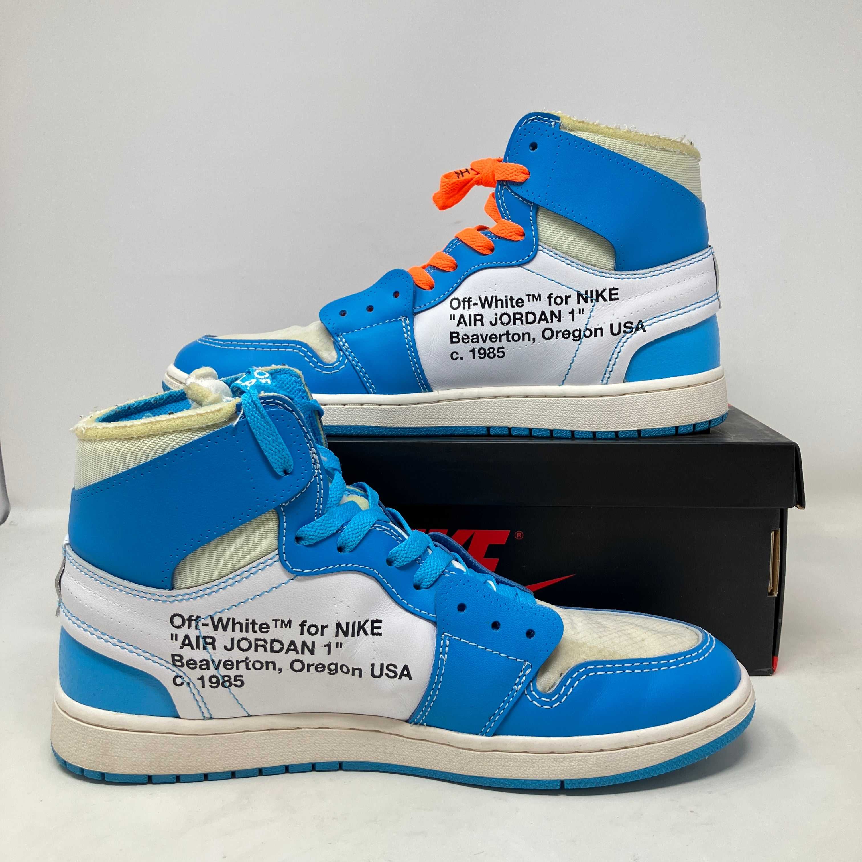 Jordan 1 Retro High Off-White University Blue