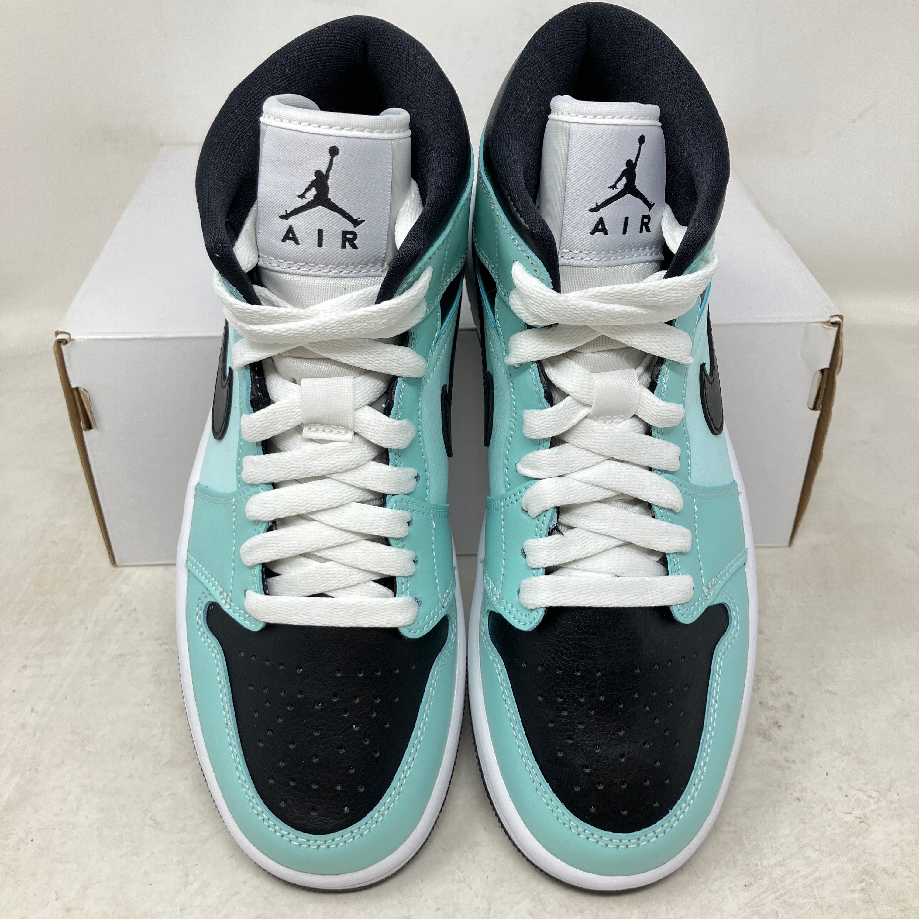 Jordan 1 Mid Aqua Blue Tint (Women's)