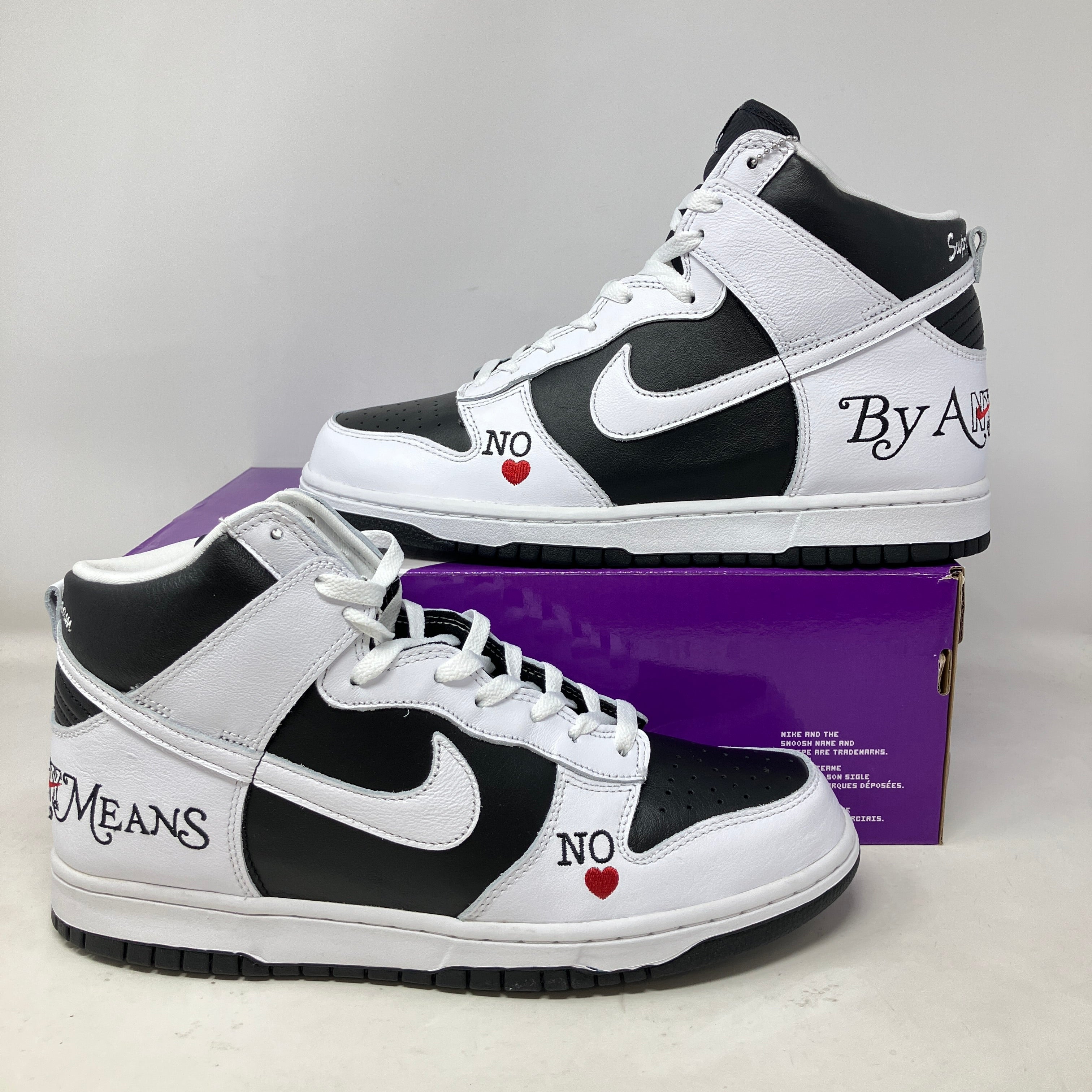 Nike SB Dunk High Supreme By Any Means Black