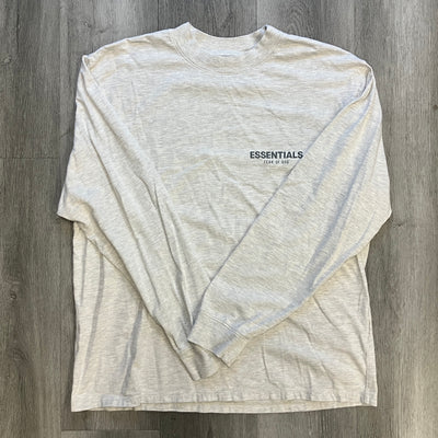 Fear of God Essentials Long Sleeve Tee Light Heather Grey