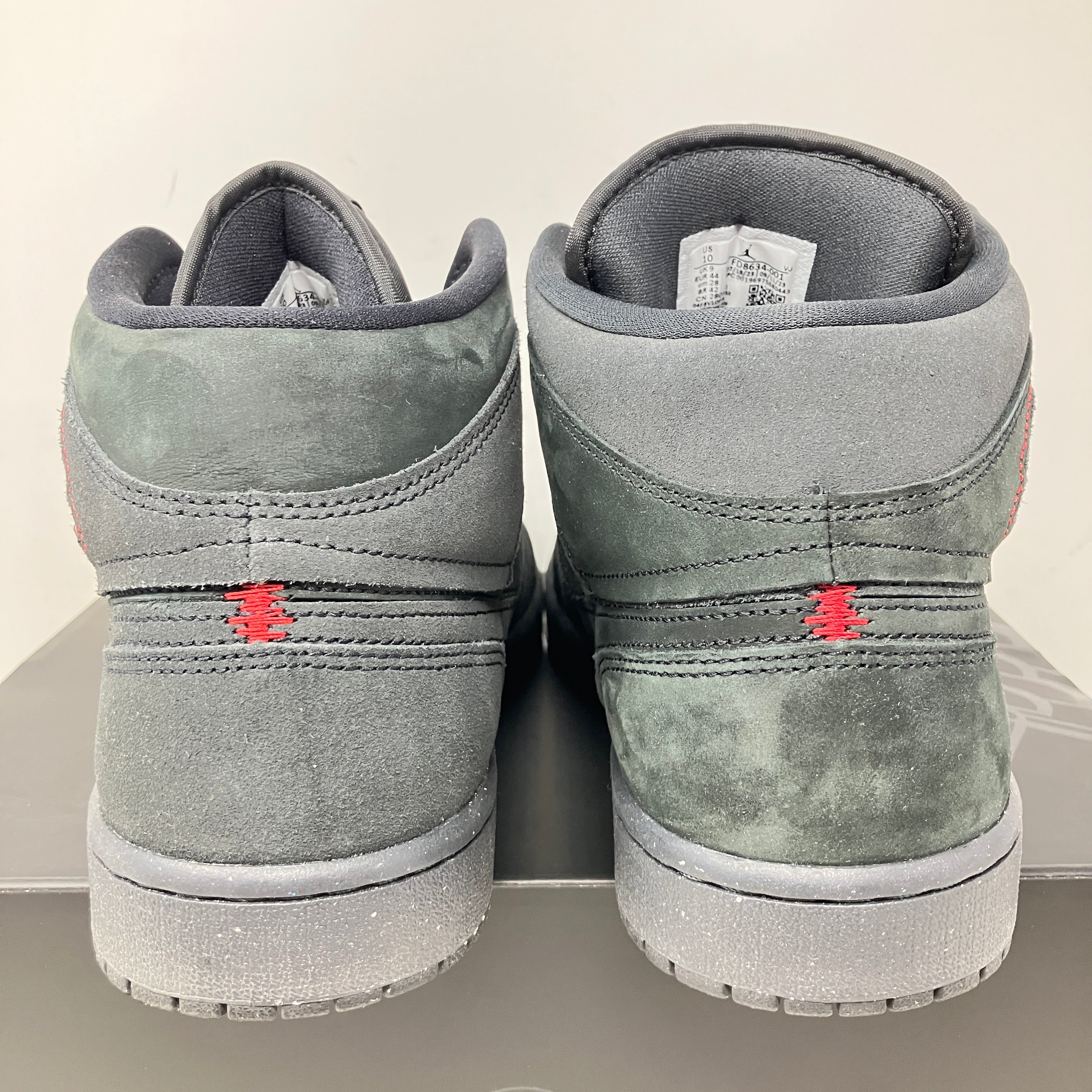 Jordan 1 Mid SE Craft Dark Smoke Red