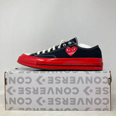 Converse Chuck Taylor All Star 70 Ox Comme des Garcons PLAY Black Red Midsole