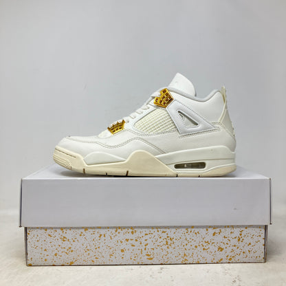 Jordan 4 Retro Metallic Gold (Women's)