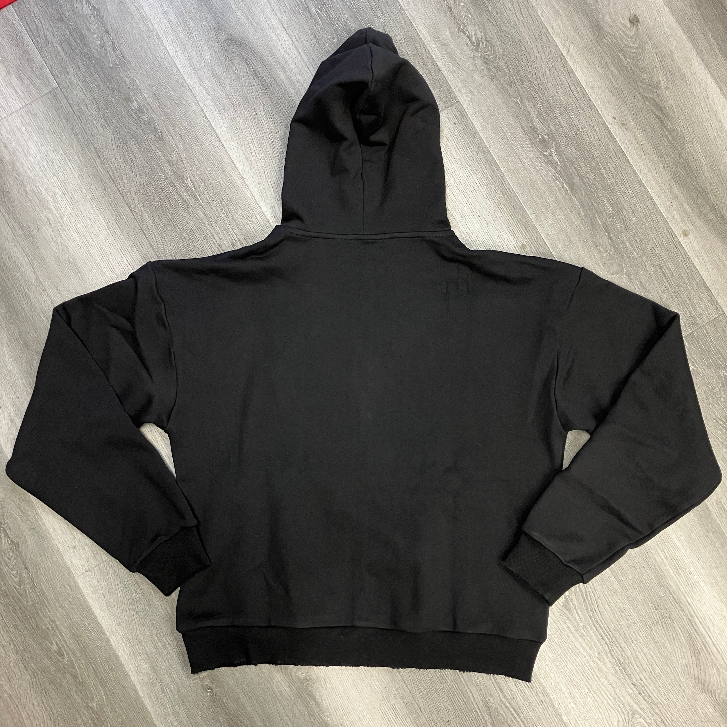 Essence LA Virgin Mary Distressed Zip Up