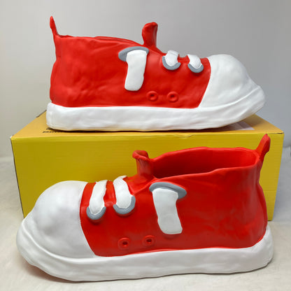 Bravest Studios Clay Shoe Red White