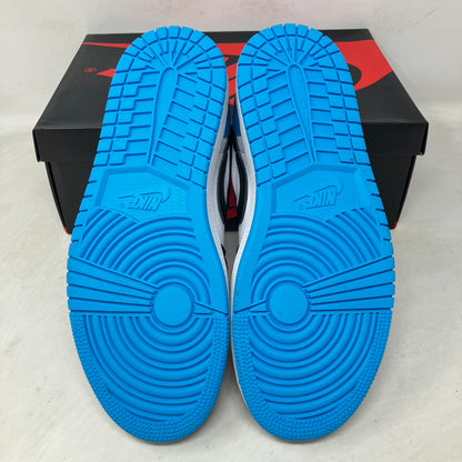 Jordan 1 Retro Low OG Black Dark Powder Blue (Women's)
