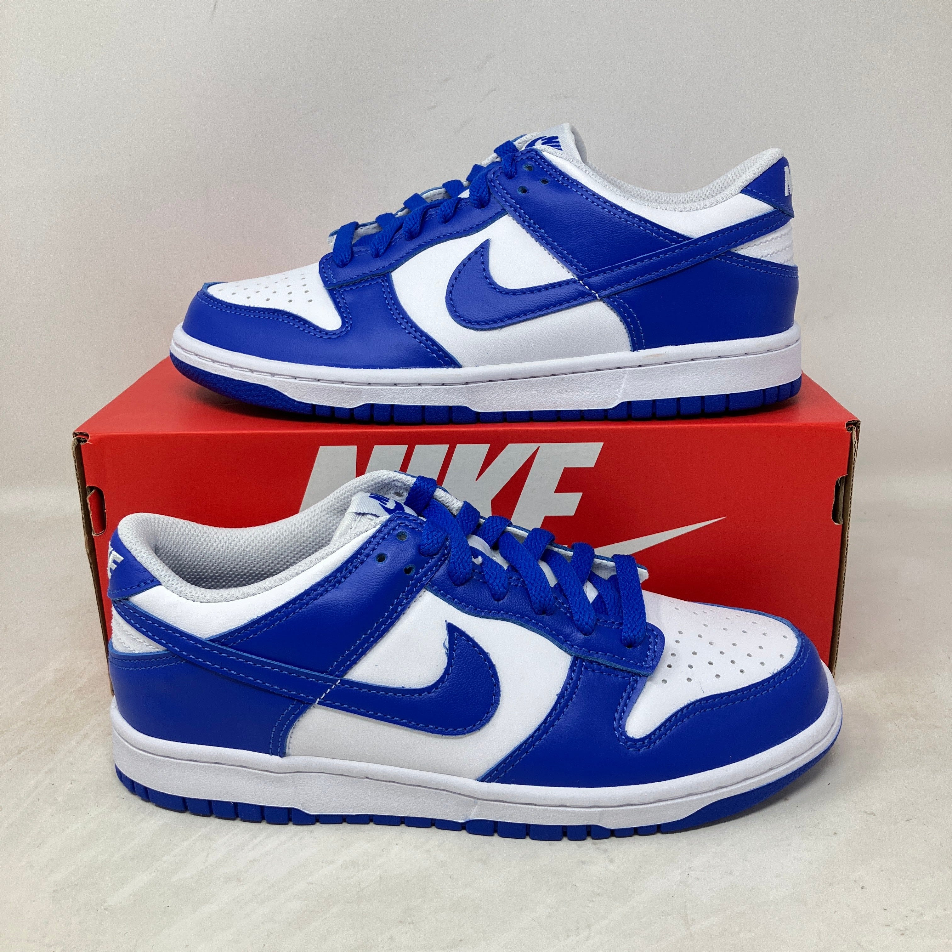 Nike Dunk Low White Hyper Royal (GS)