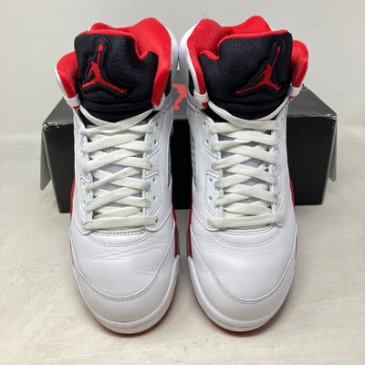Jordan 5 Retro Fire Red Black Tongue (2025)