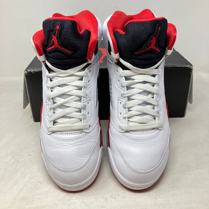 Jordan 5 Retro Fire Red Black Tongue (2025)