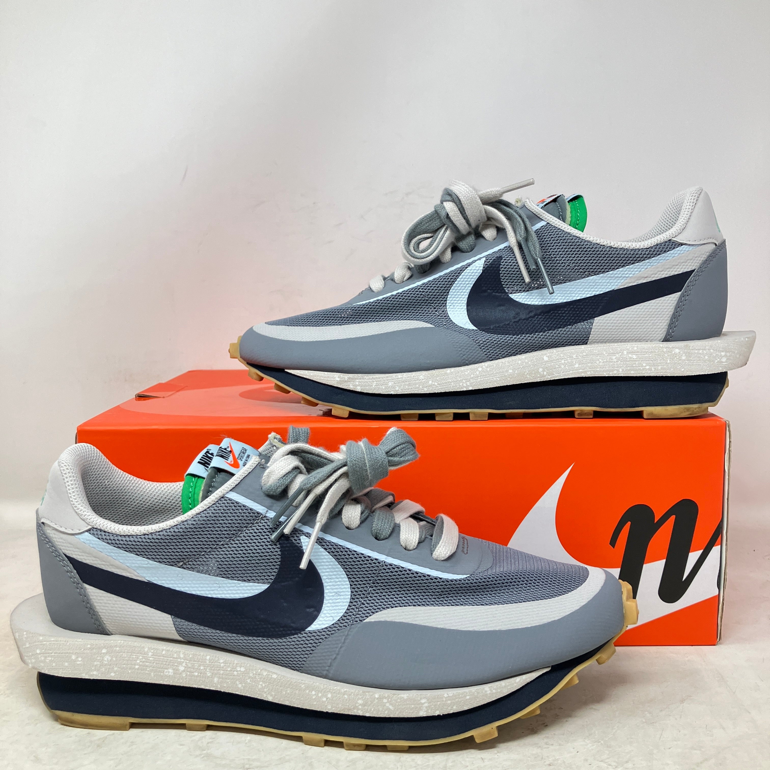 Nike LD Waffle sacai CLOT Kiss of Death 2 Cool Grey