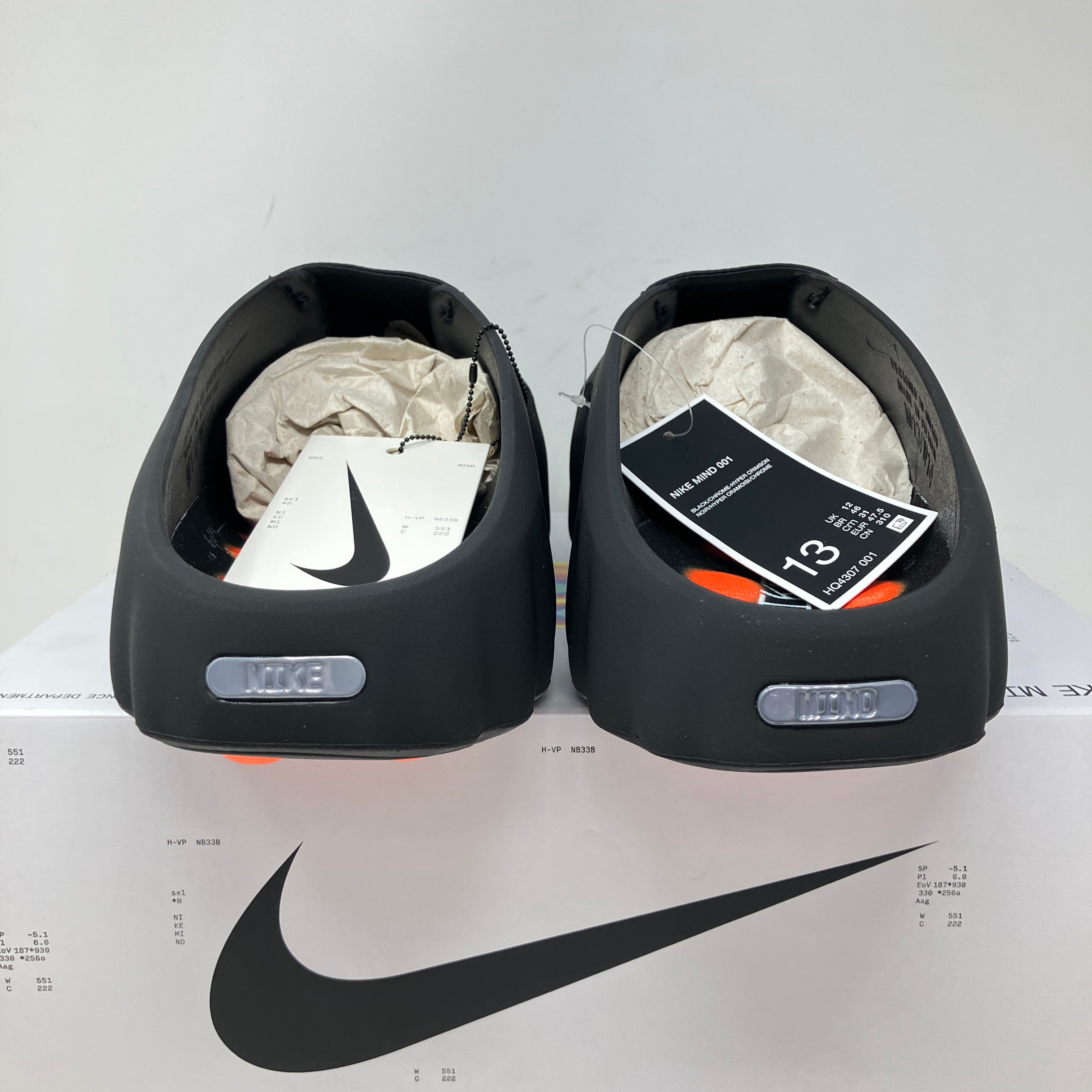 Nike Mind 001 Slide Black Chrome