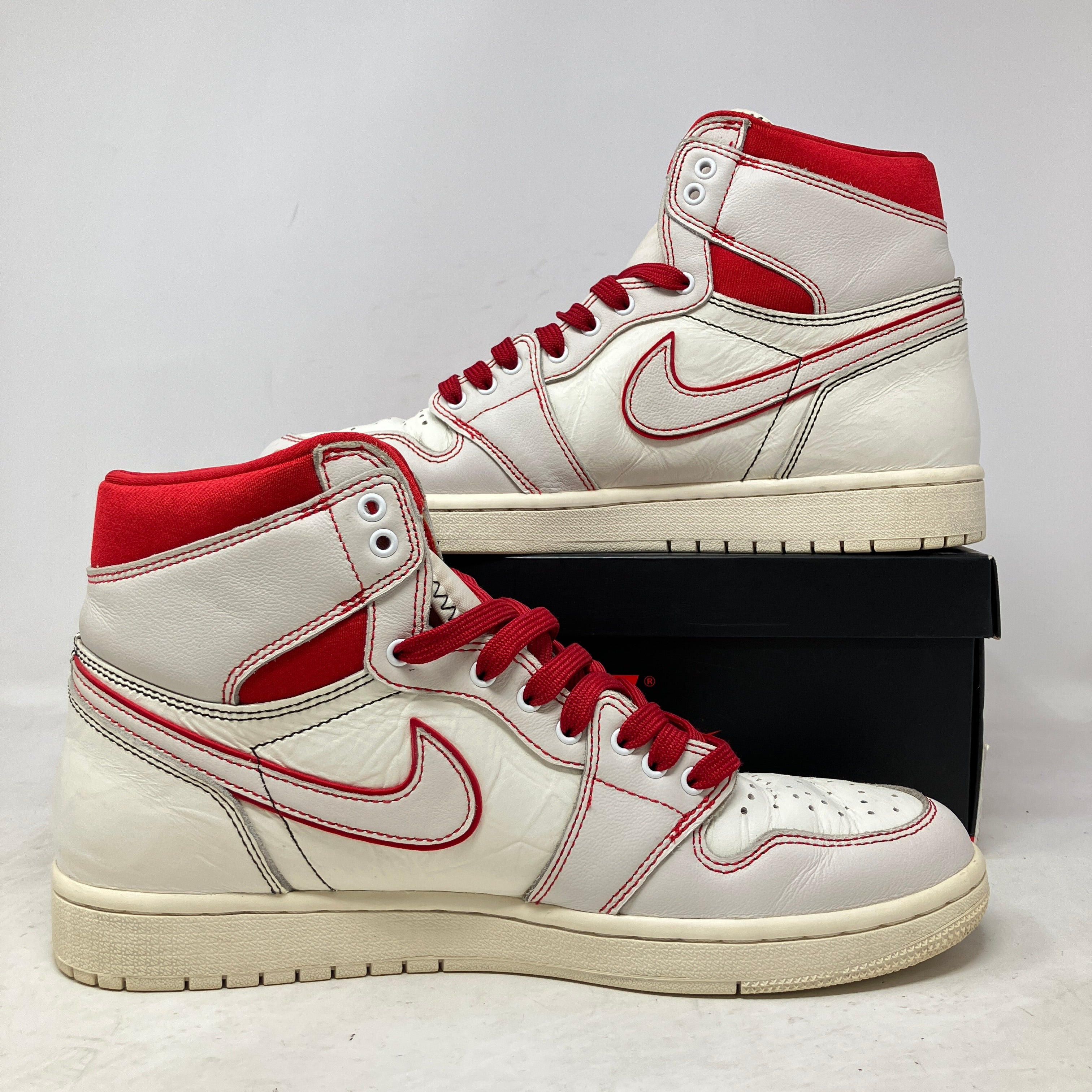 Jordan 1 Retro High Phantom Gym Red
