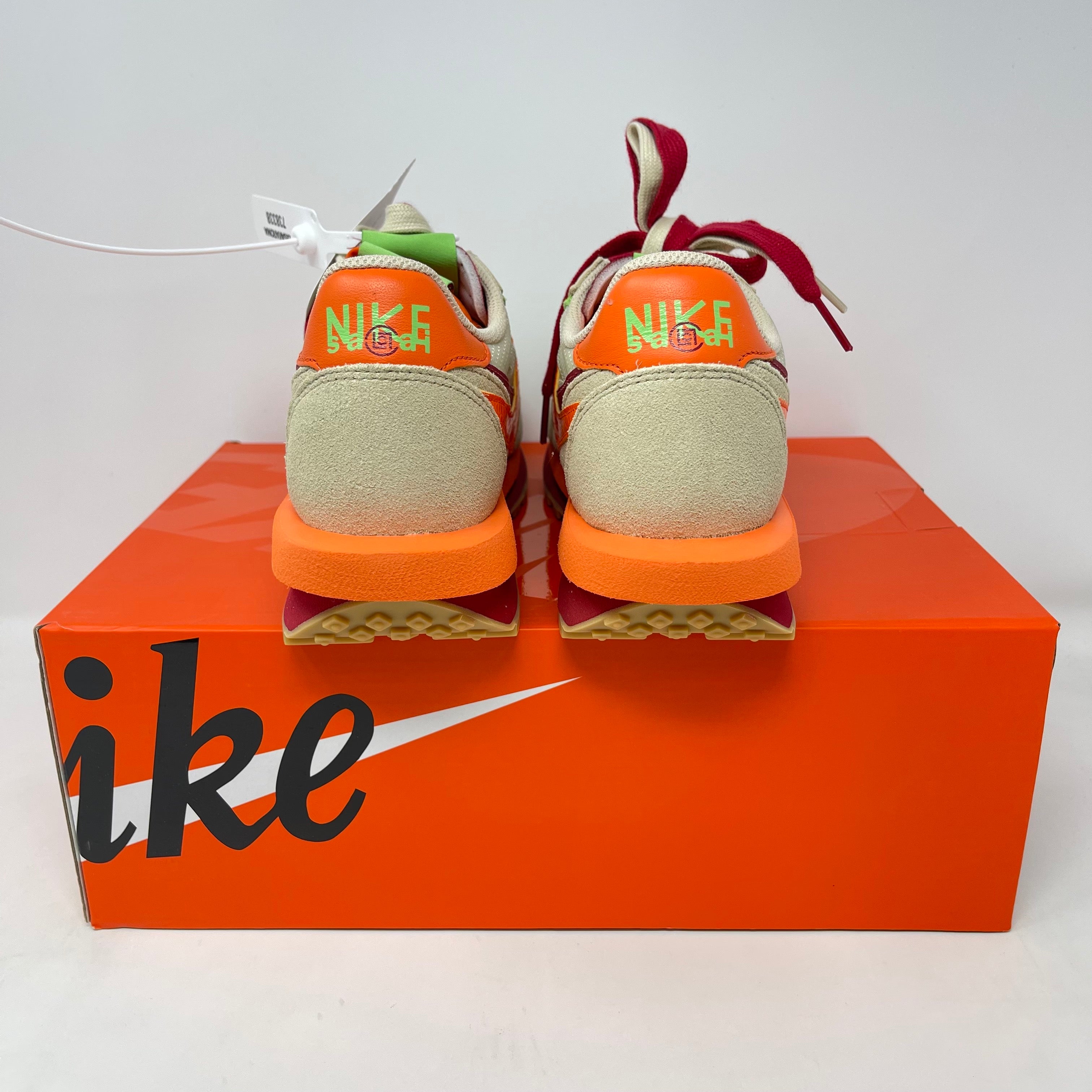 Nike LD Waffle sacai CLOT Kiss of Death Net Orange Blaze