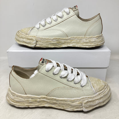 Maison Mihara Yasuhiro Cracked Leather White