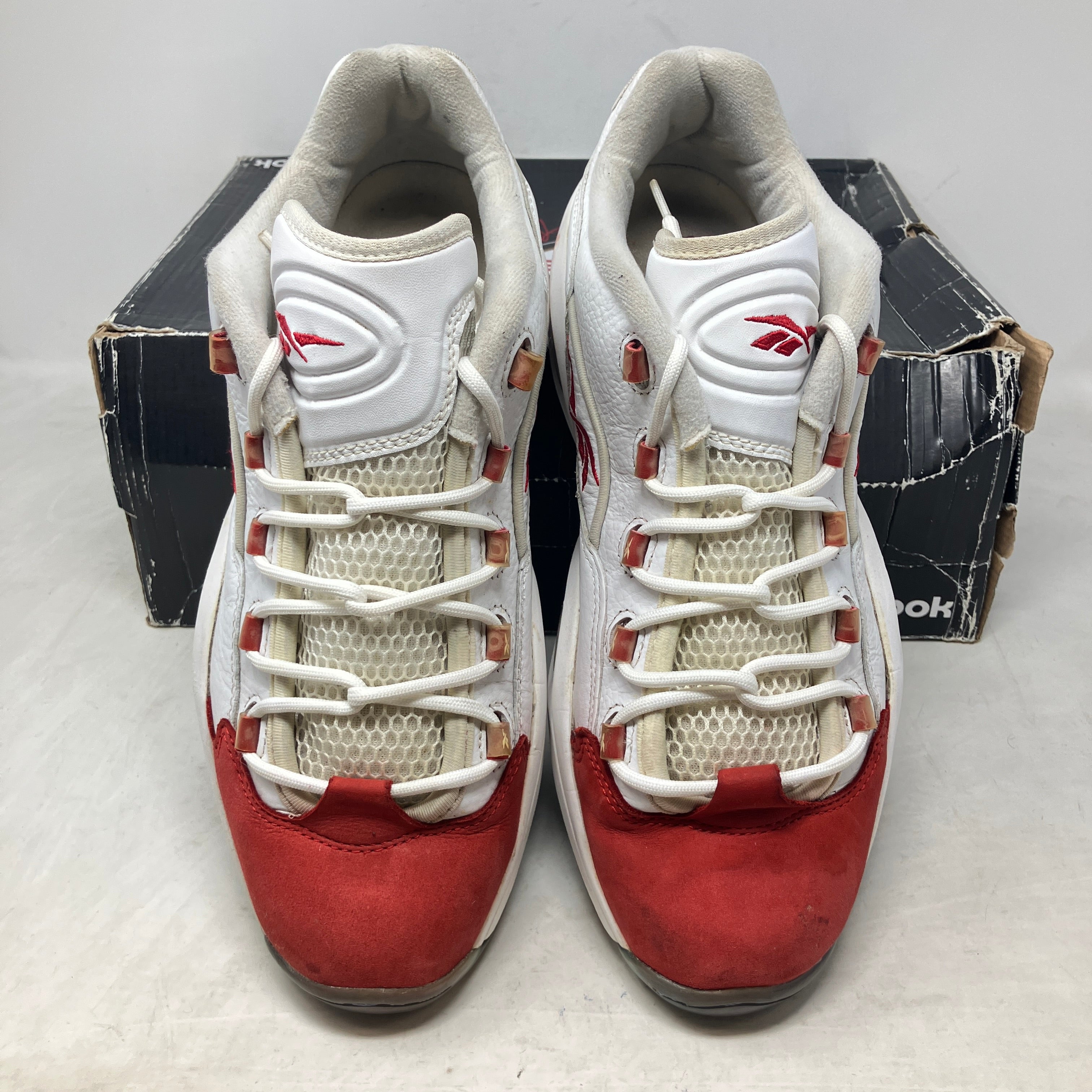 Reebok Question Low White Red Ice
