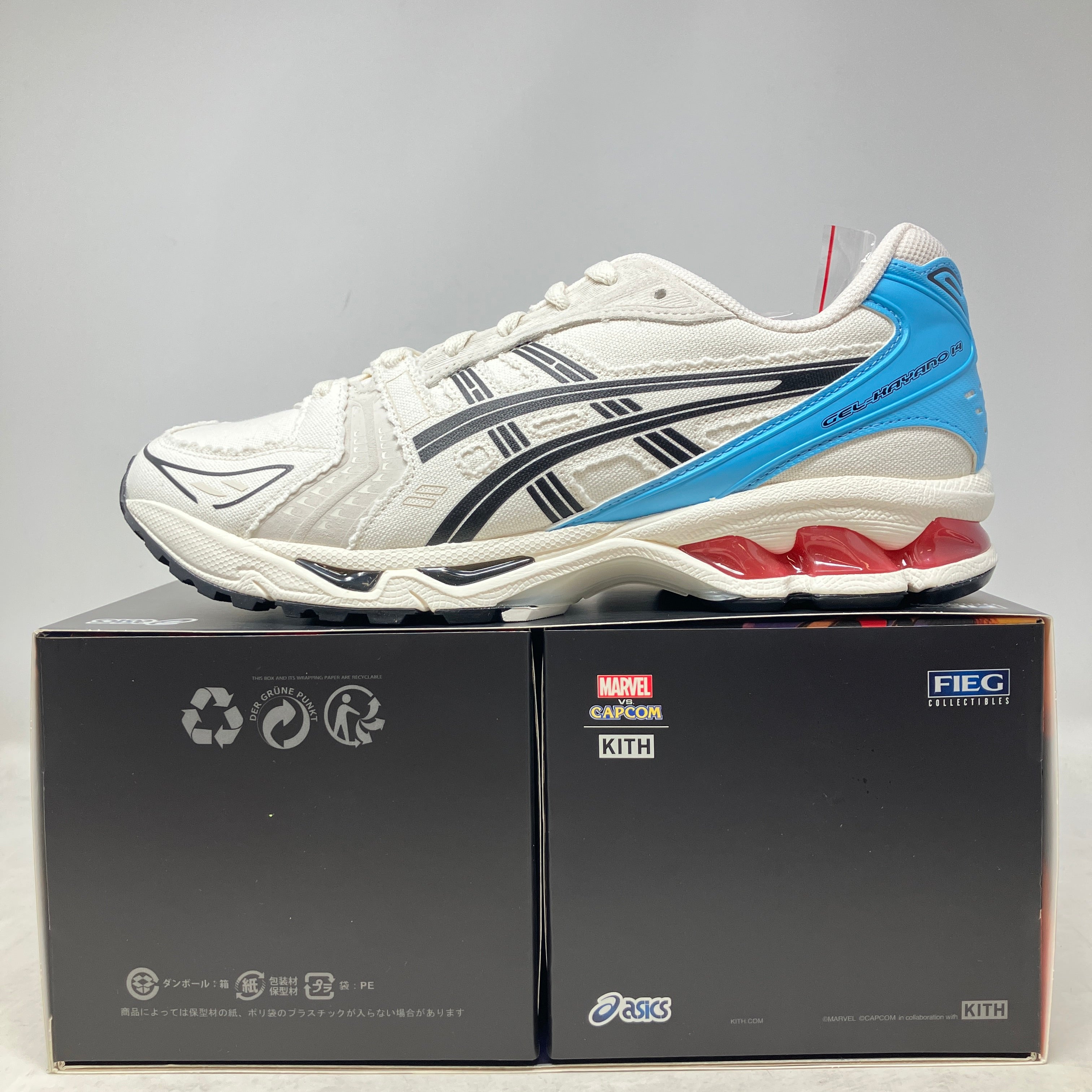 ASICS Gel-Kayano 14 Kith Marvel vs. Capcom Ryu