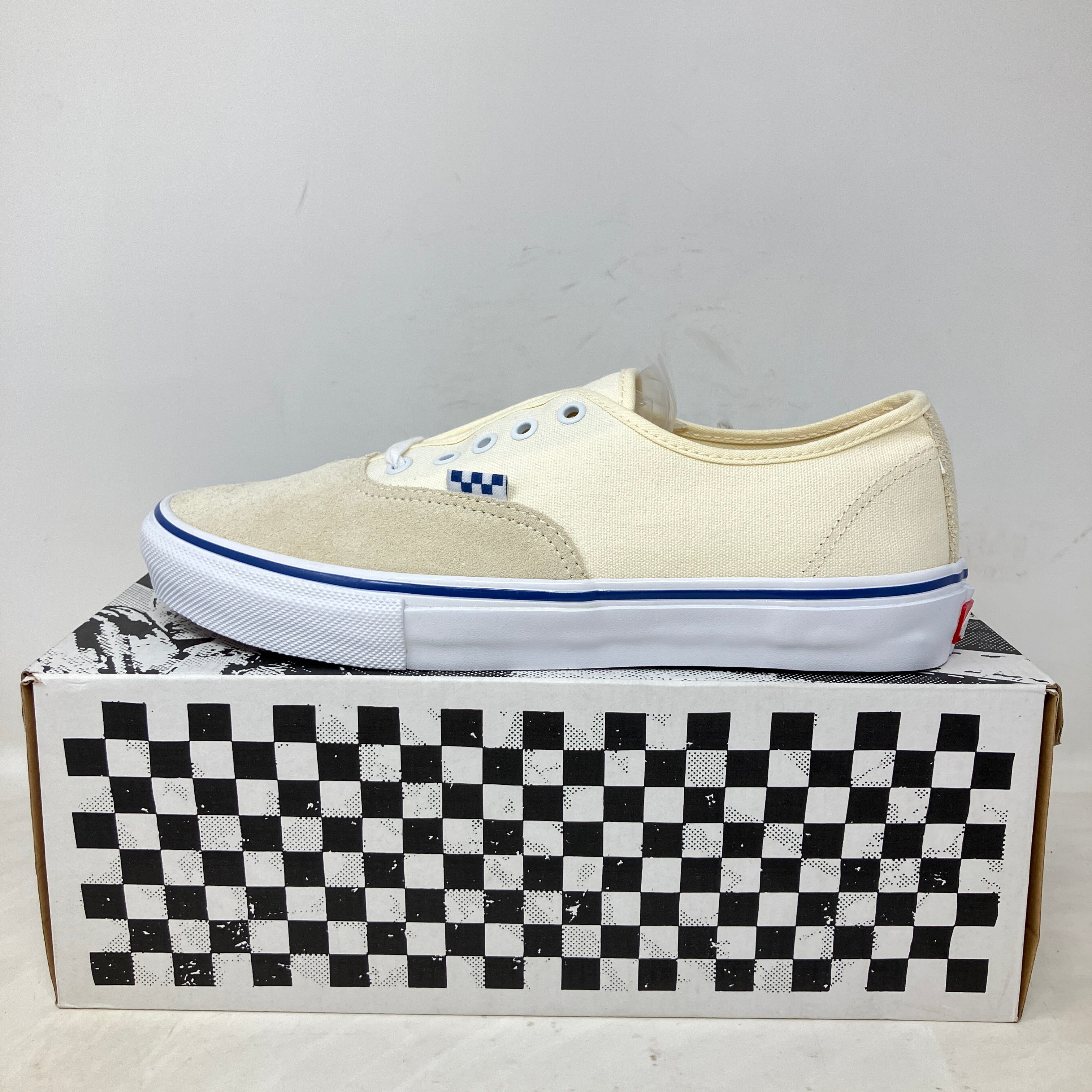 Vans Skate Authentic Off White Royal Blue