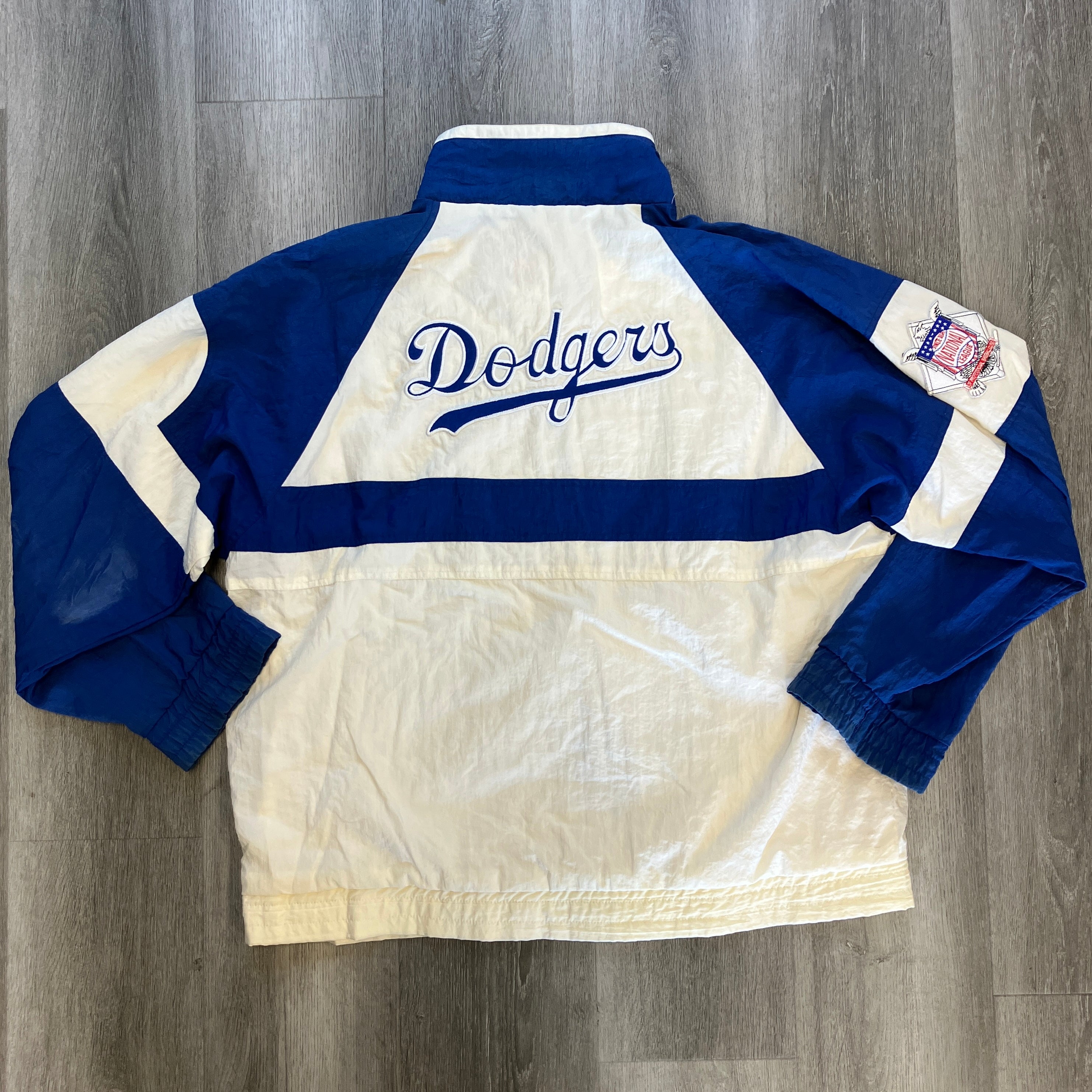 Vintage Dodgers Embroidered Logo Wind Breaker