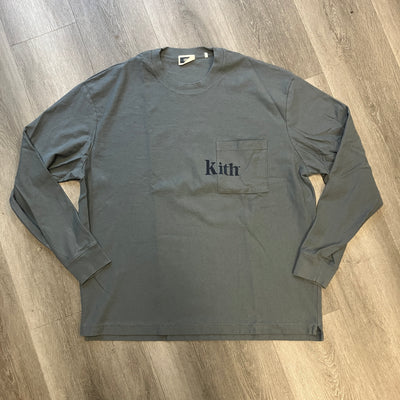 Kith Long Sleeve Quinn Tee Blue