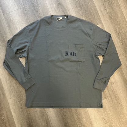 Kith Long Sleeve Quinn Tee Blue