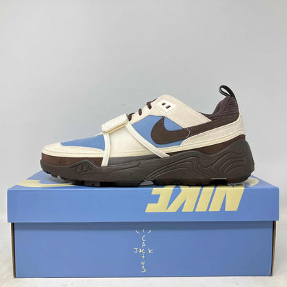 Nike Zoom Field Jaxx Travis Scott Leche Blue sneaker on box, brand new condition.
