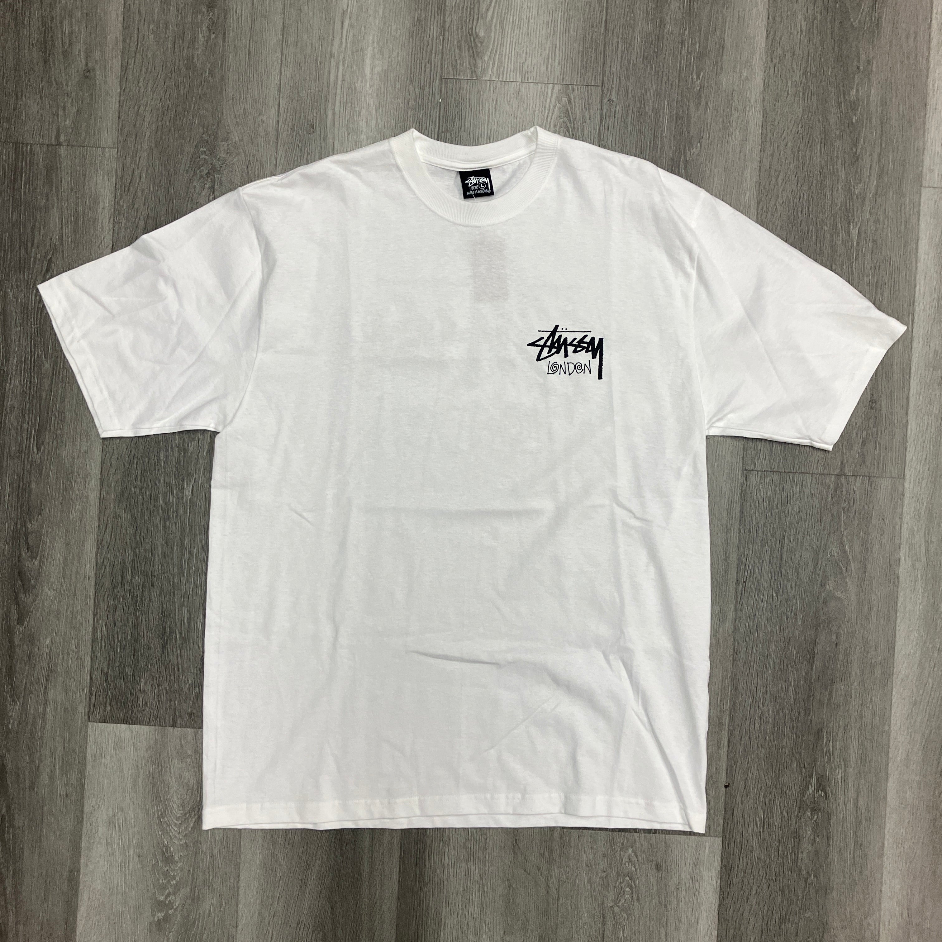 Stussy Stock London Tee White