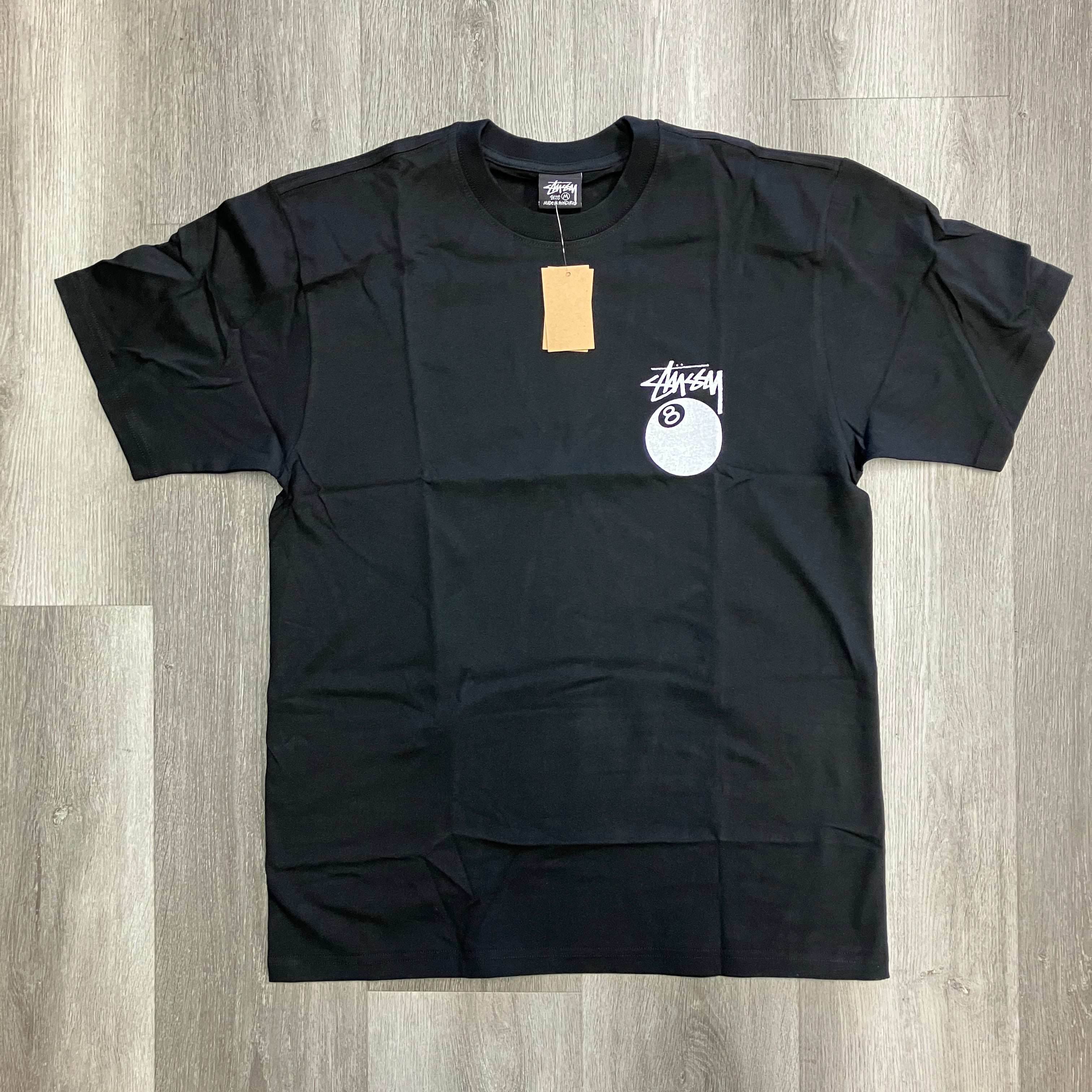 Stussy 8 Ball Pigment Dyed Tee Black – Hidden Realm