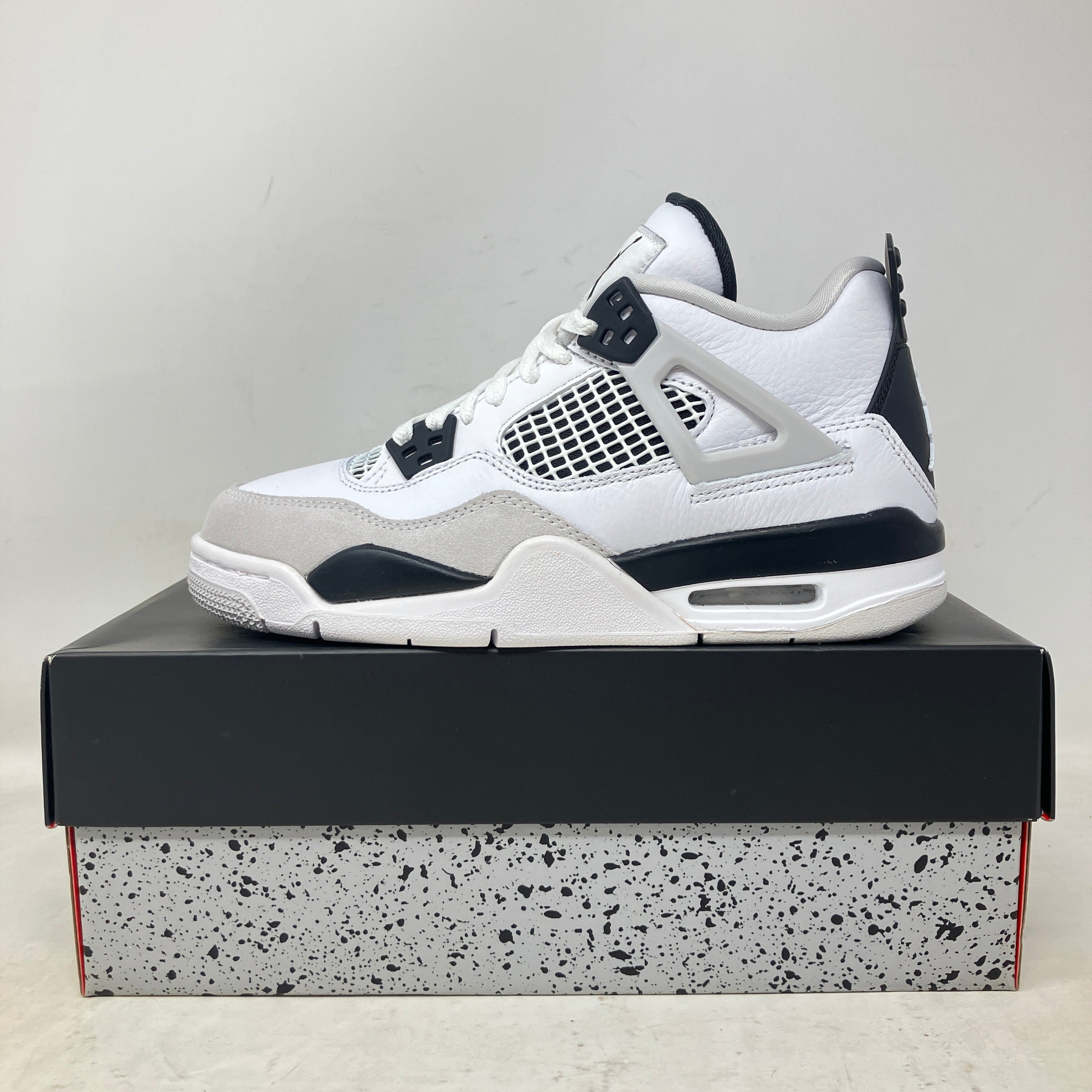 Jordan 4 Retro Military Black (GS)