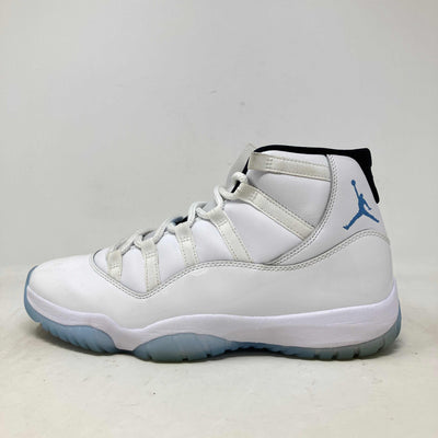 Pre-owned Jordan 11 Retro Legend Blue 2024 sneakers without box, side view