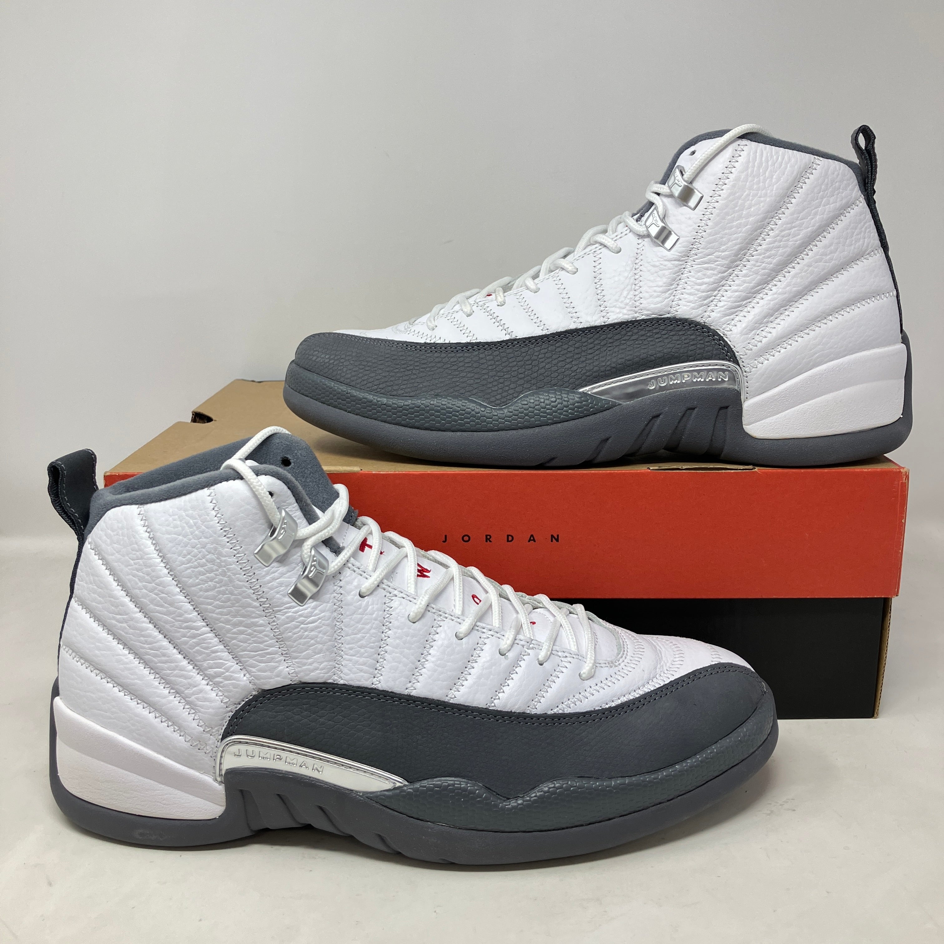 Jordan 12 Retro White Dark Grey