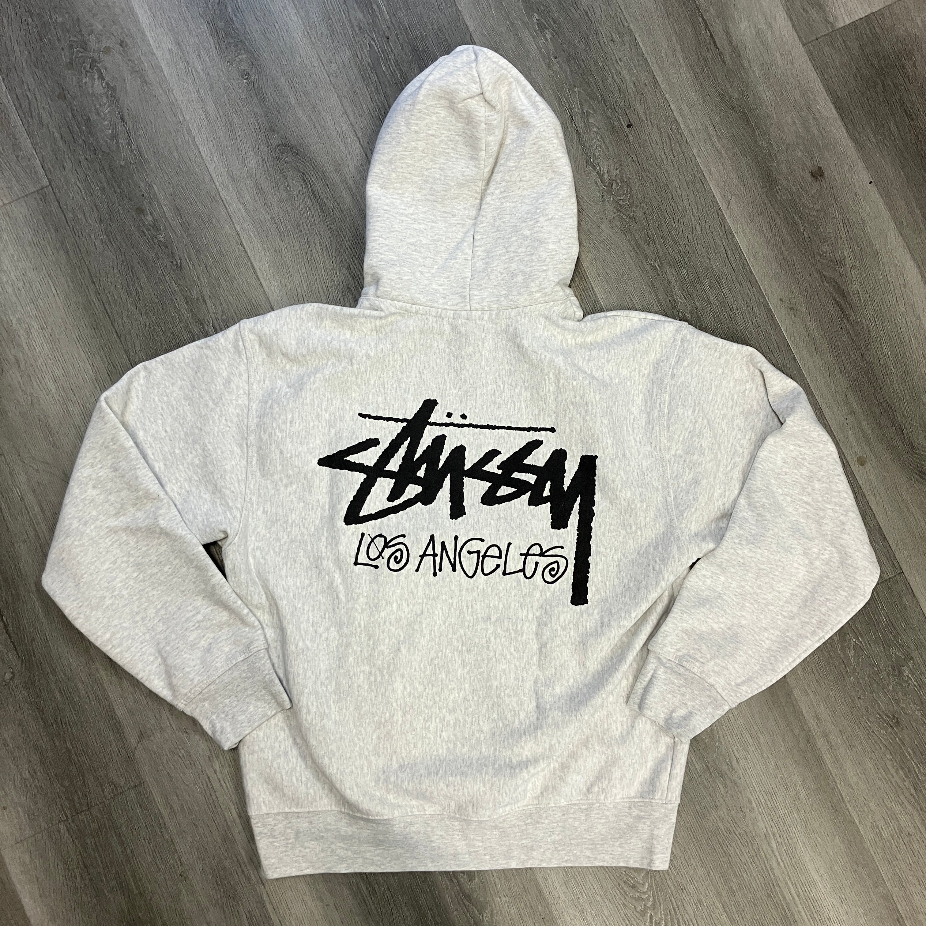 Stussy Los Angeles Hoodie Heather Grey