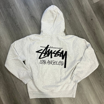 Stussy Los Angeles Hoodie Heather Grey