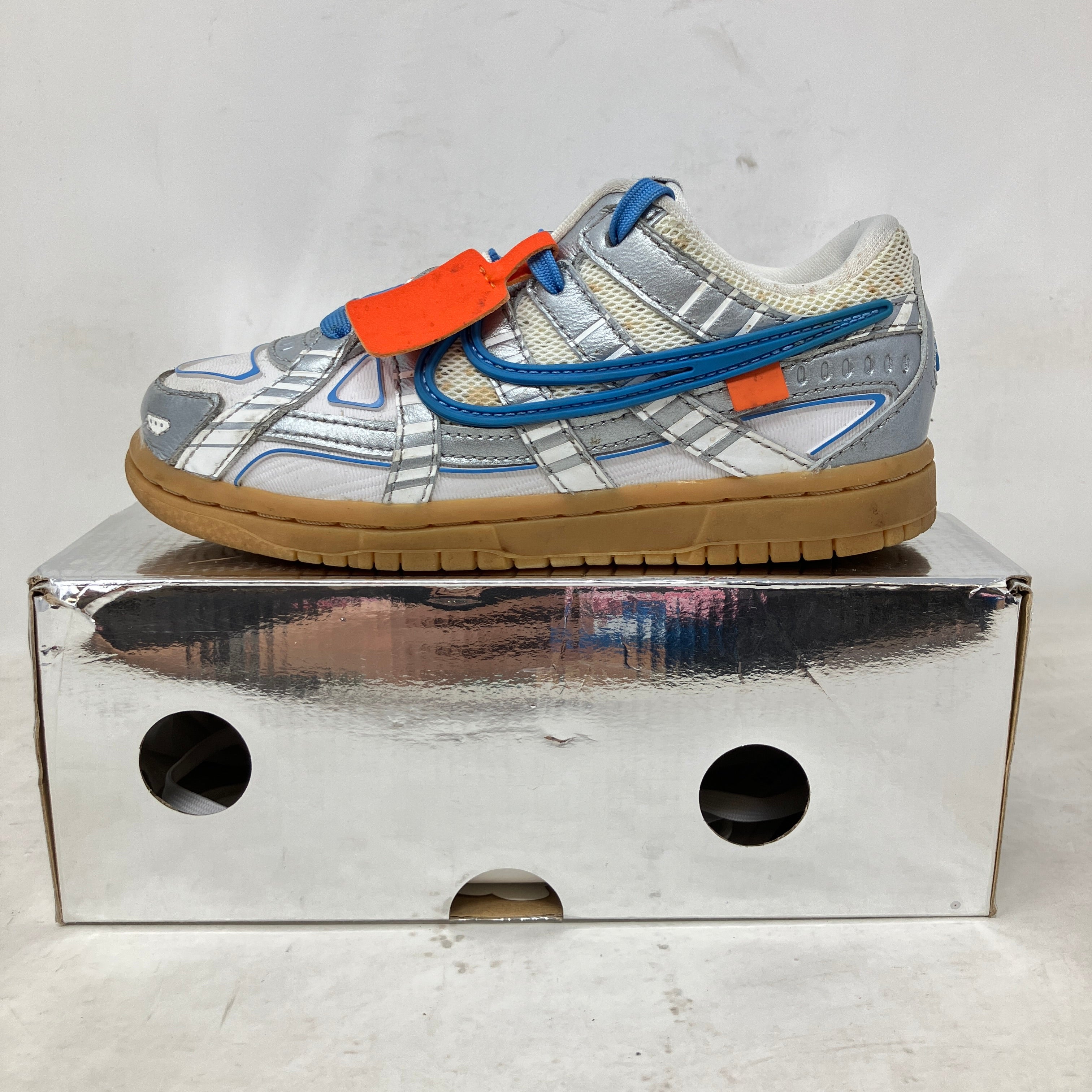 Nike Air Rubber Dunk Off-White University Blue (PS)