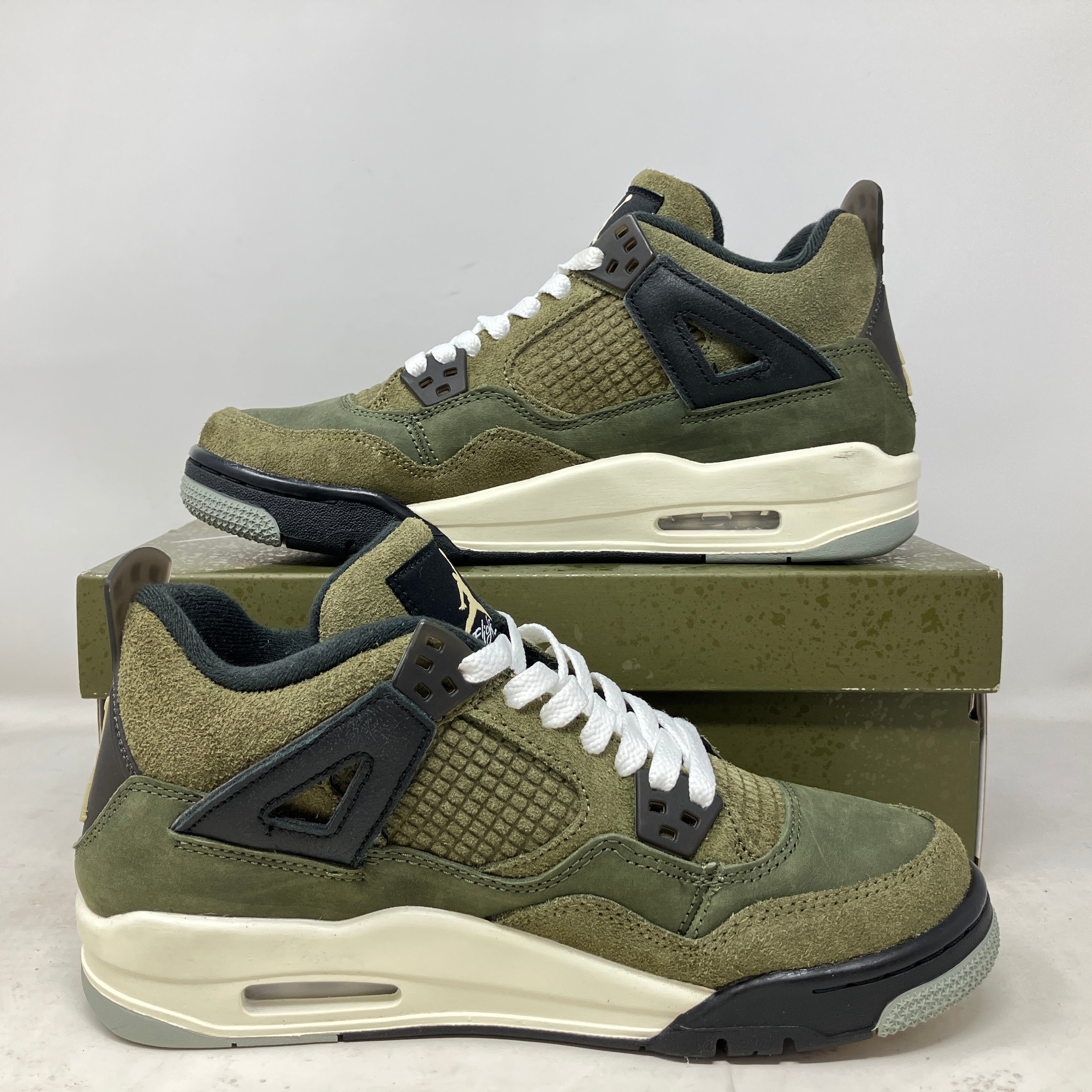 Jordan 4 Retro SE Craft Medium Olive (GS)