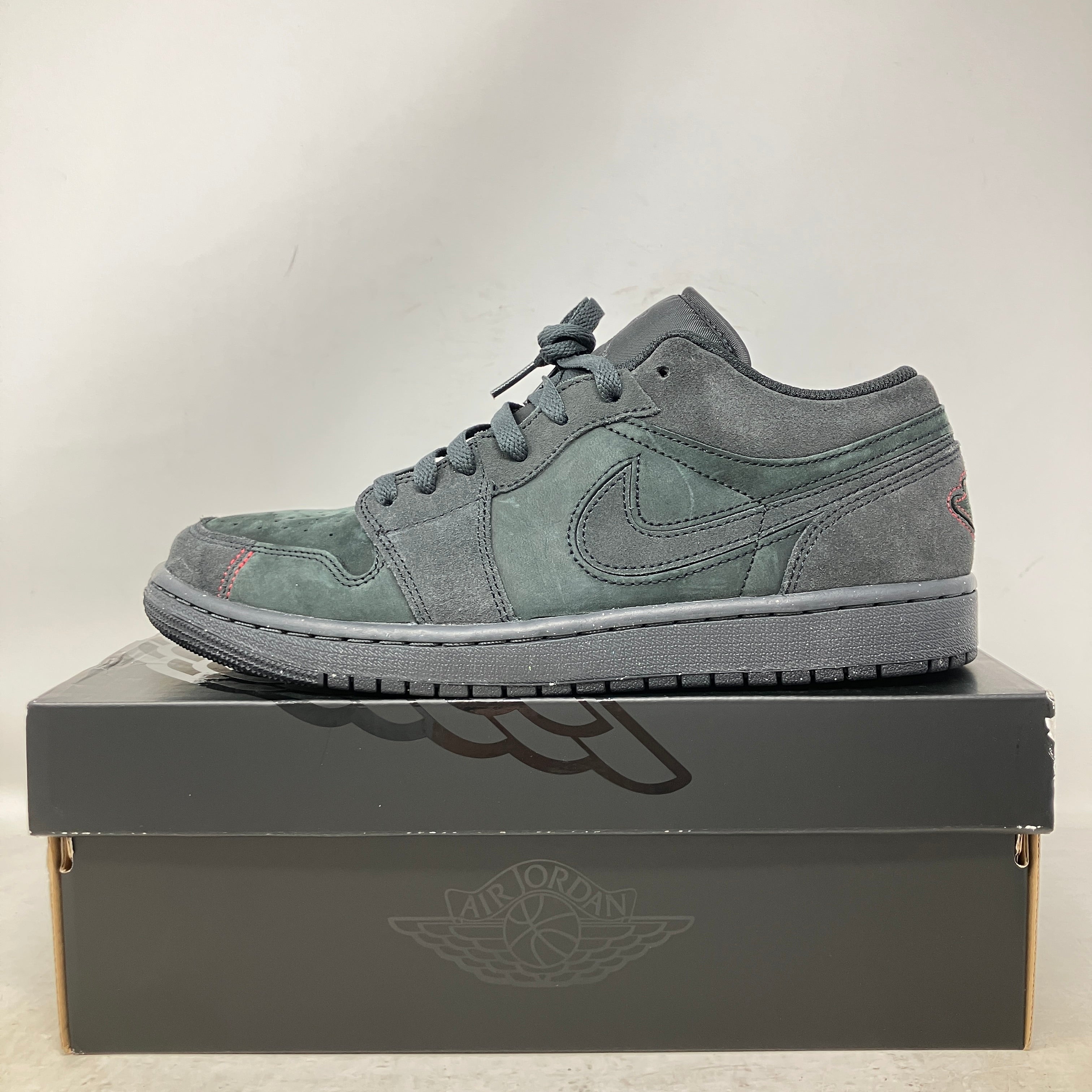 Jordan 1 Low SE Craft Dark Smoke Grey Varsity Red