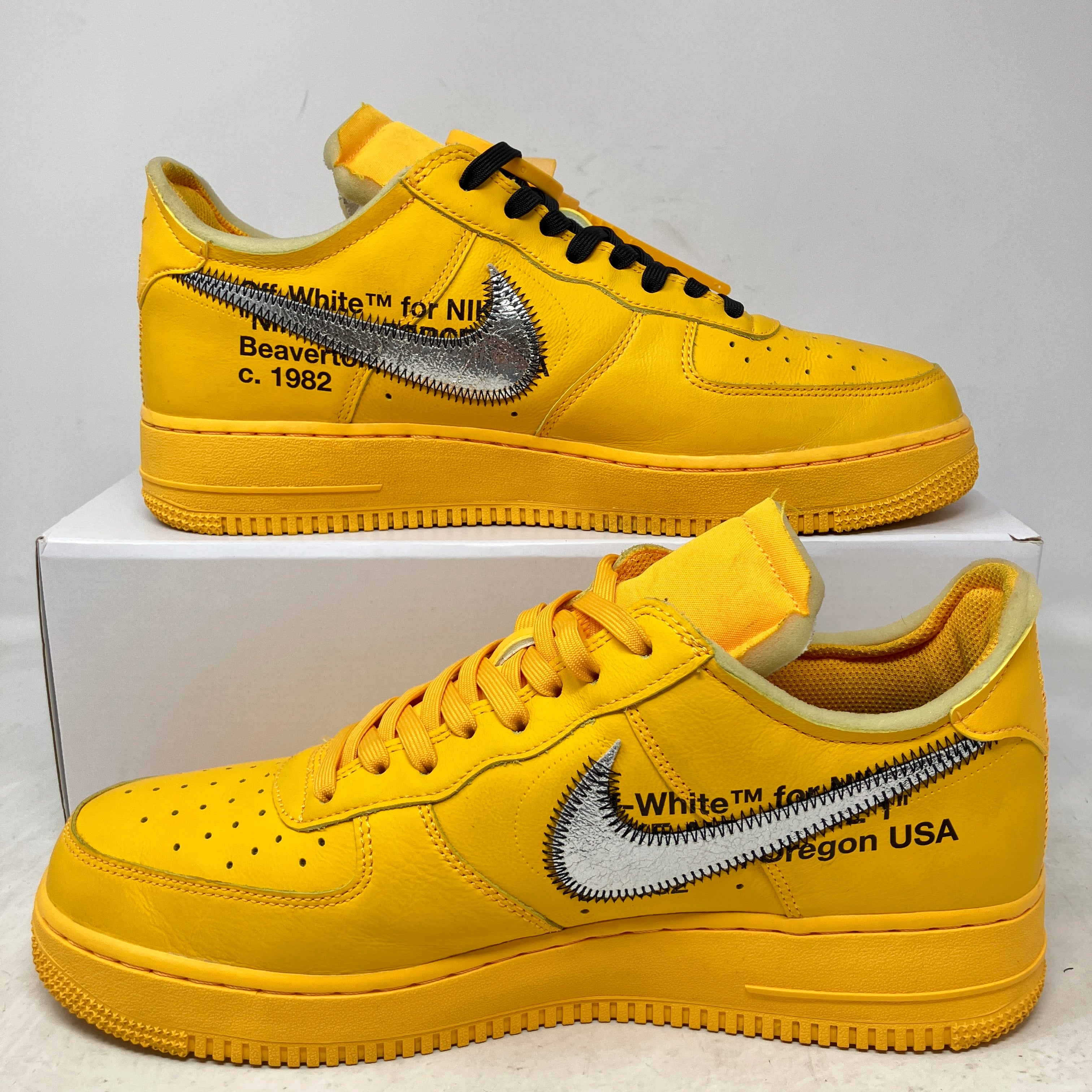 Nike Air Force 1 Low Off-White ICA University Gold