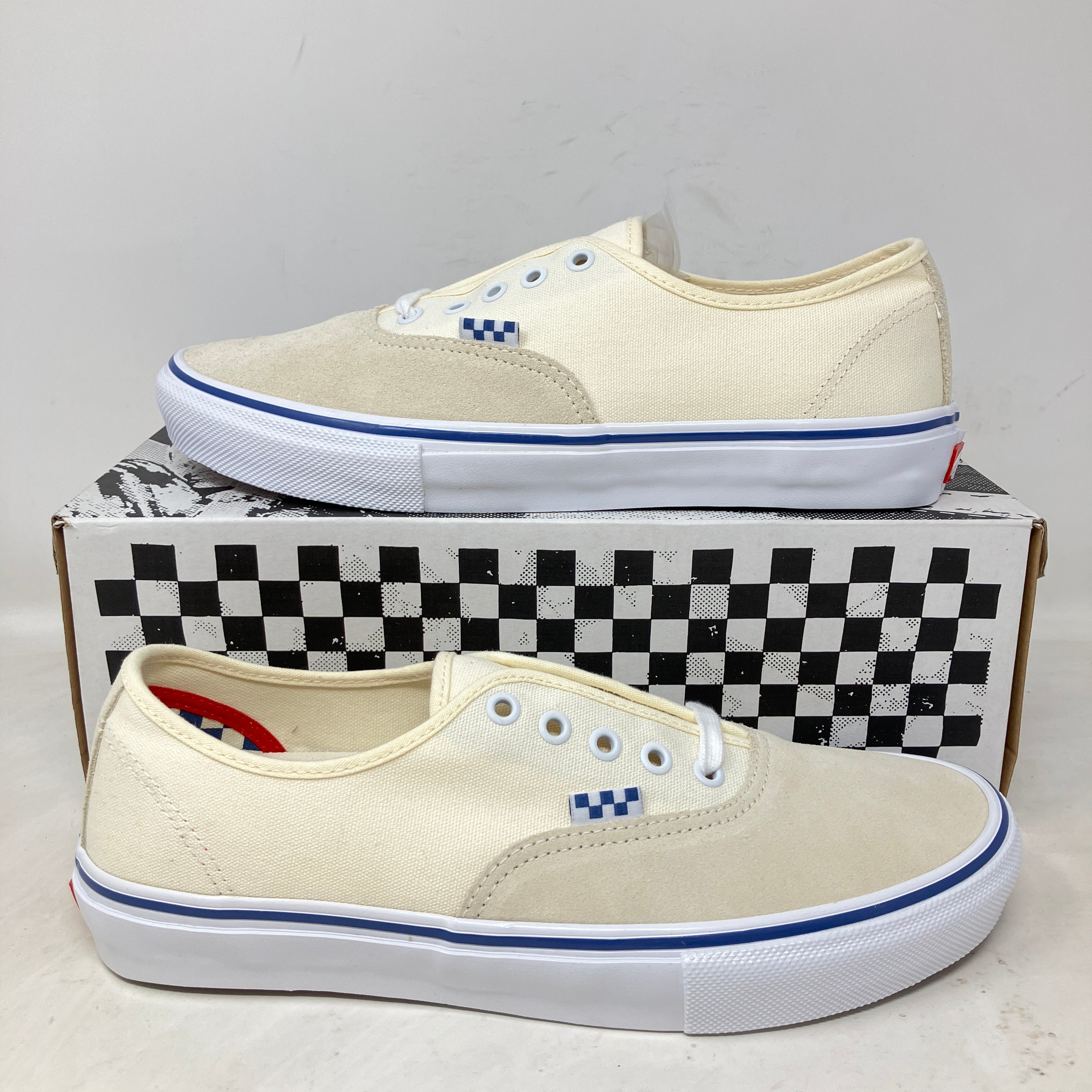 Vans Skate Authentic Off White Royal Blue
