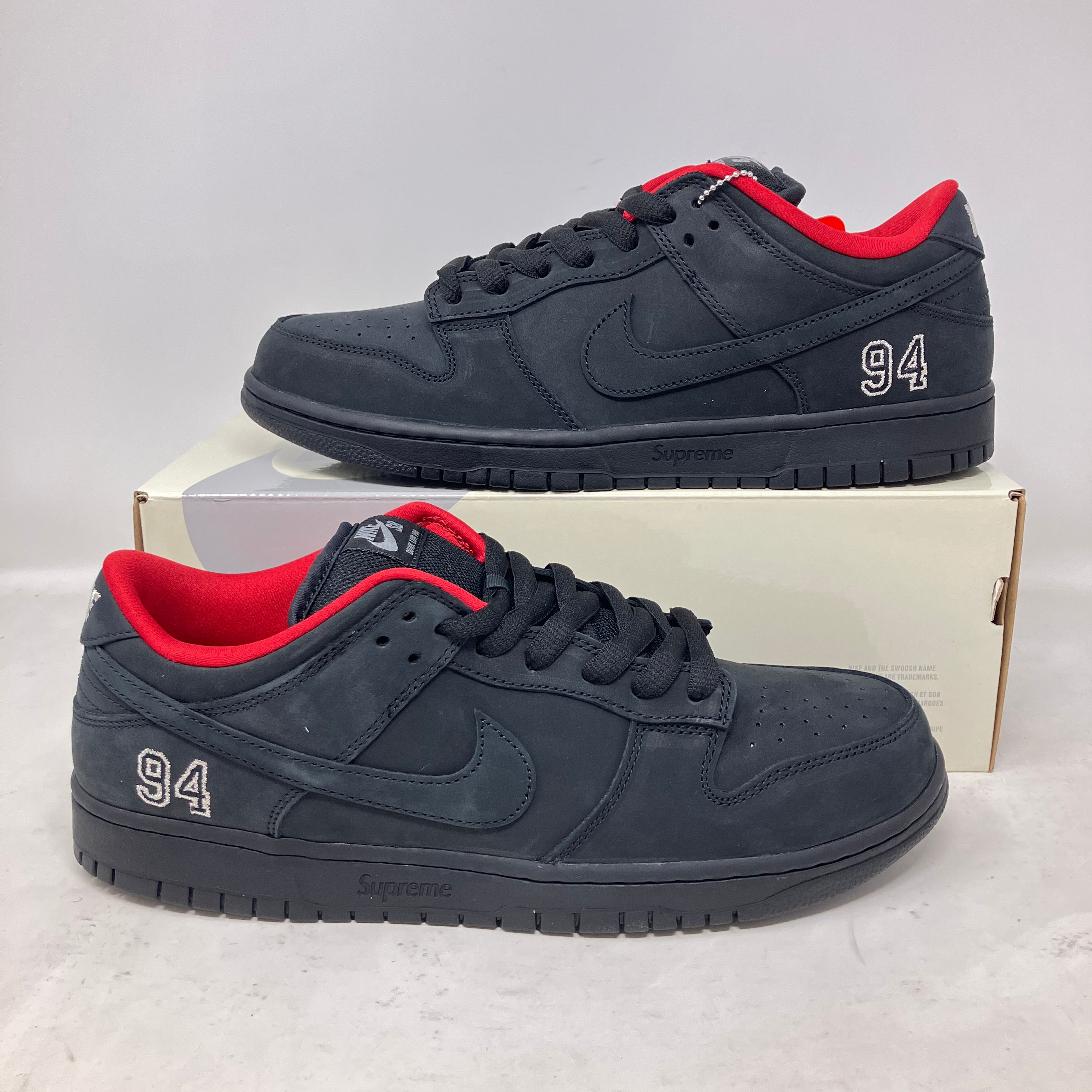 Nike SB Dunk Low Supreme 94 Black