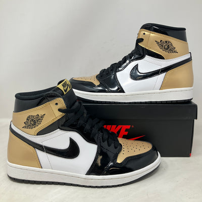 Jordan 1 Retro High NRG Patent Gold Toe