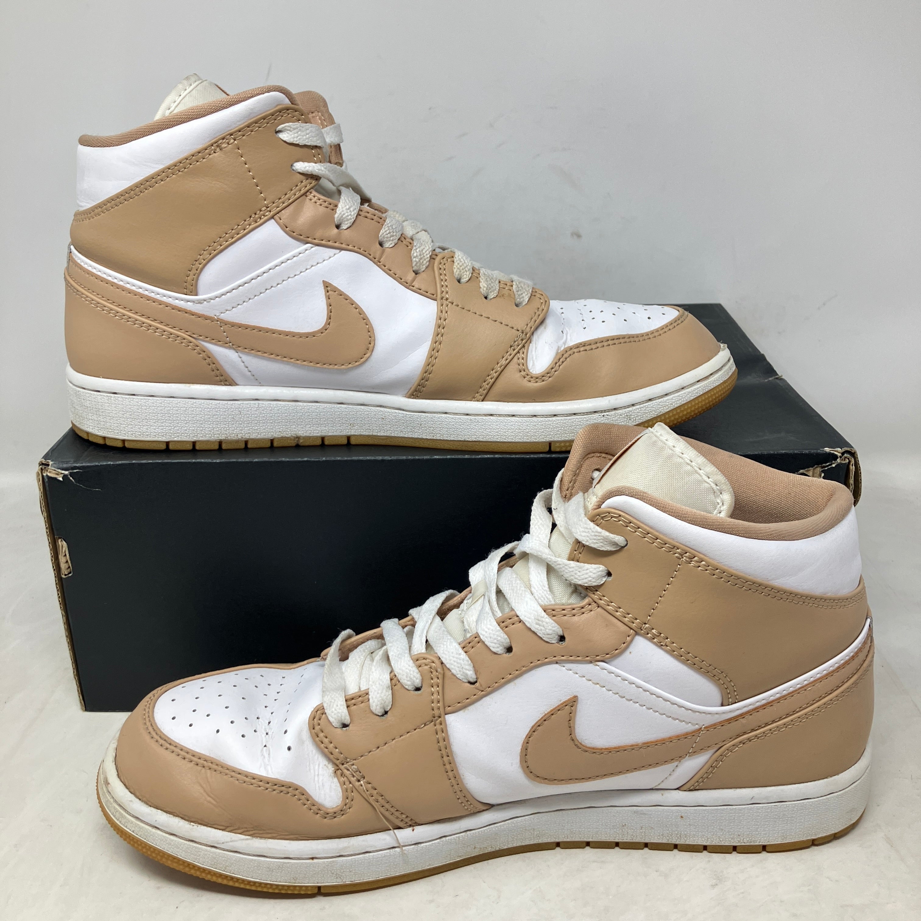 Jordan 1 Mid Tan Gum