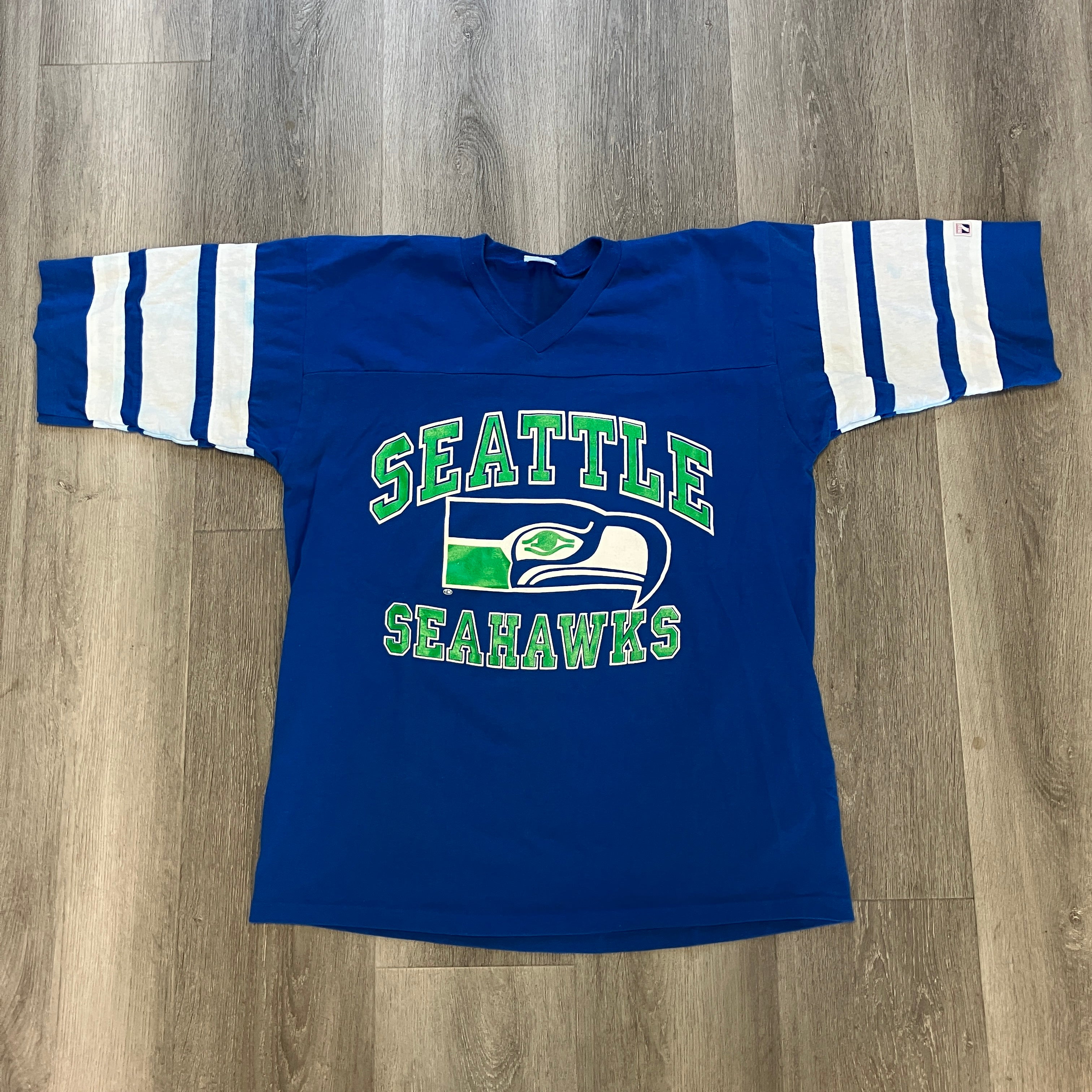 Vintage 90s Seattle Seahawks Logo 7 T Shirt