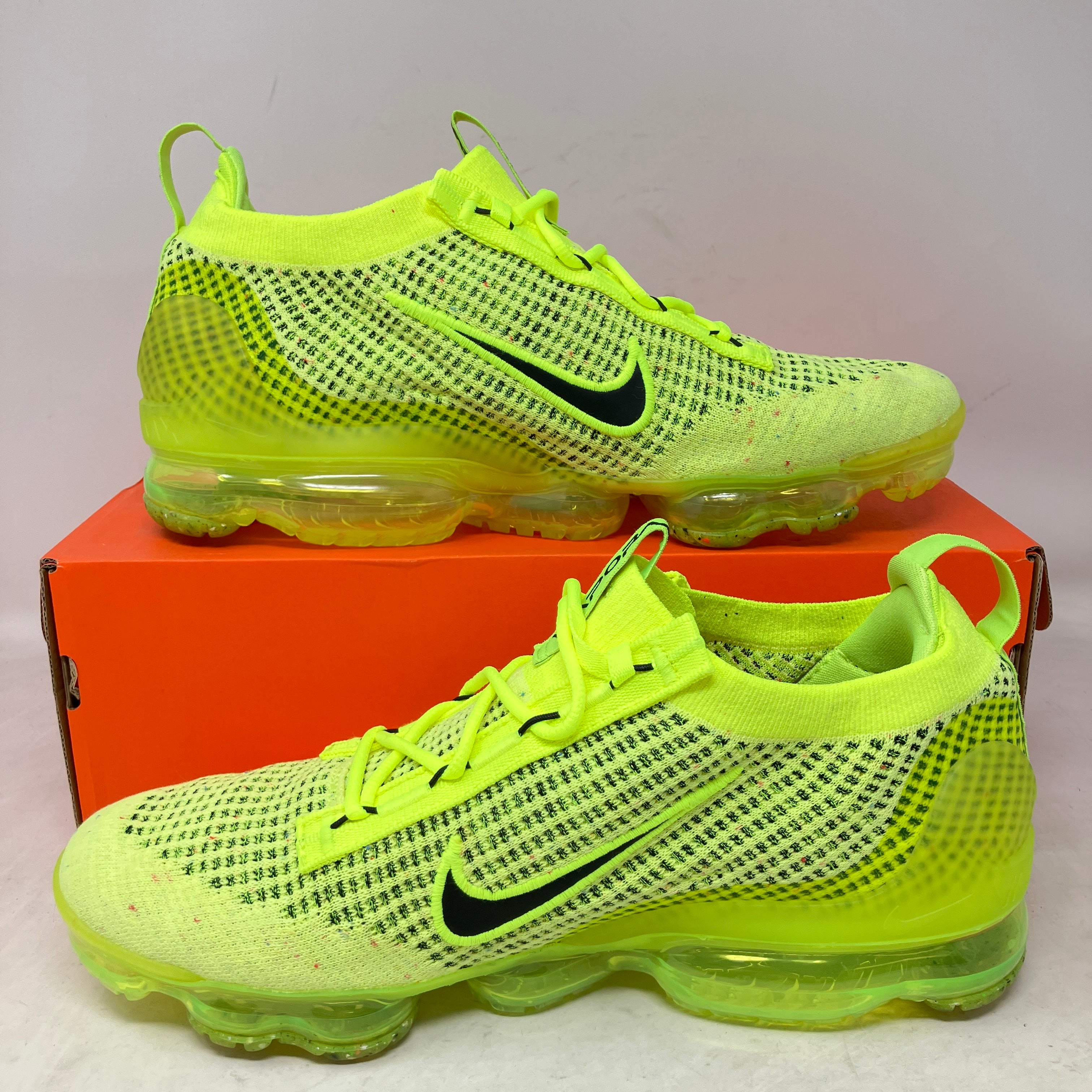 Nike Air VaporMax 2021 Flyknit Volt Black