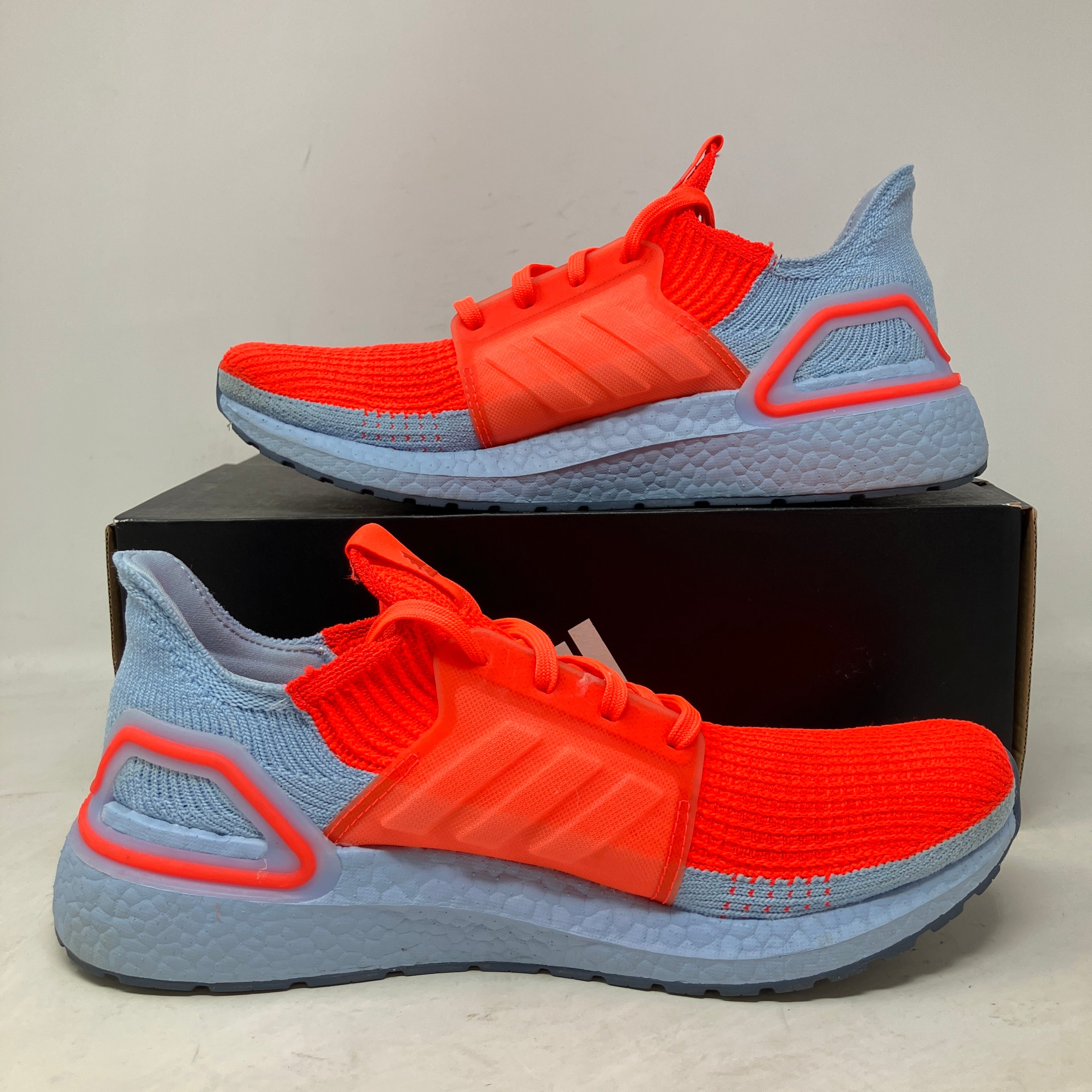 adidas Ultra Boost 19 Solar Red Glow Blue