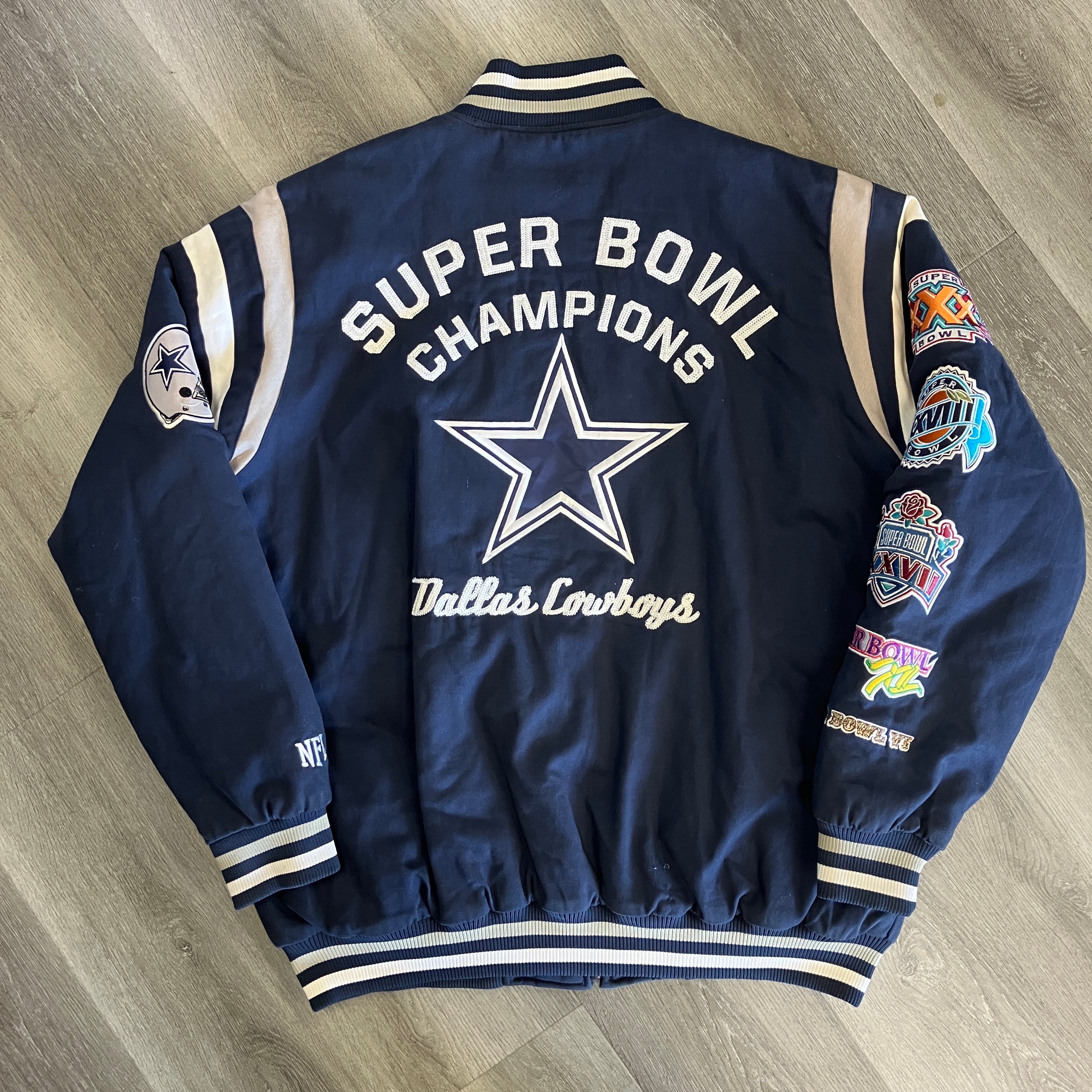 Vintage 90s Dallas Cowboys Super Bowl Champions Jacket