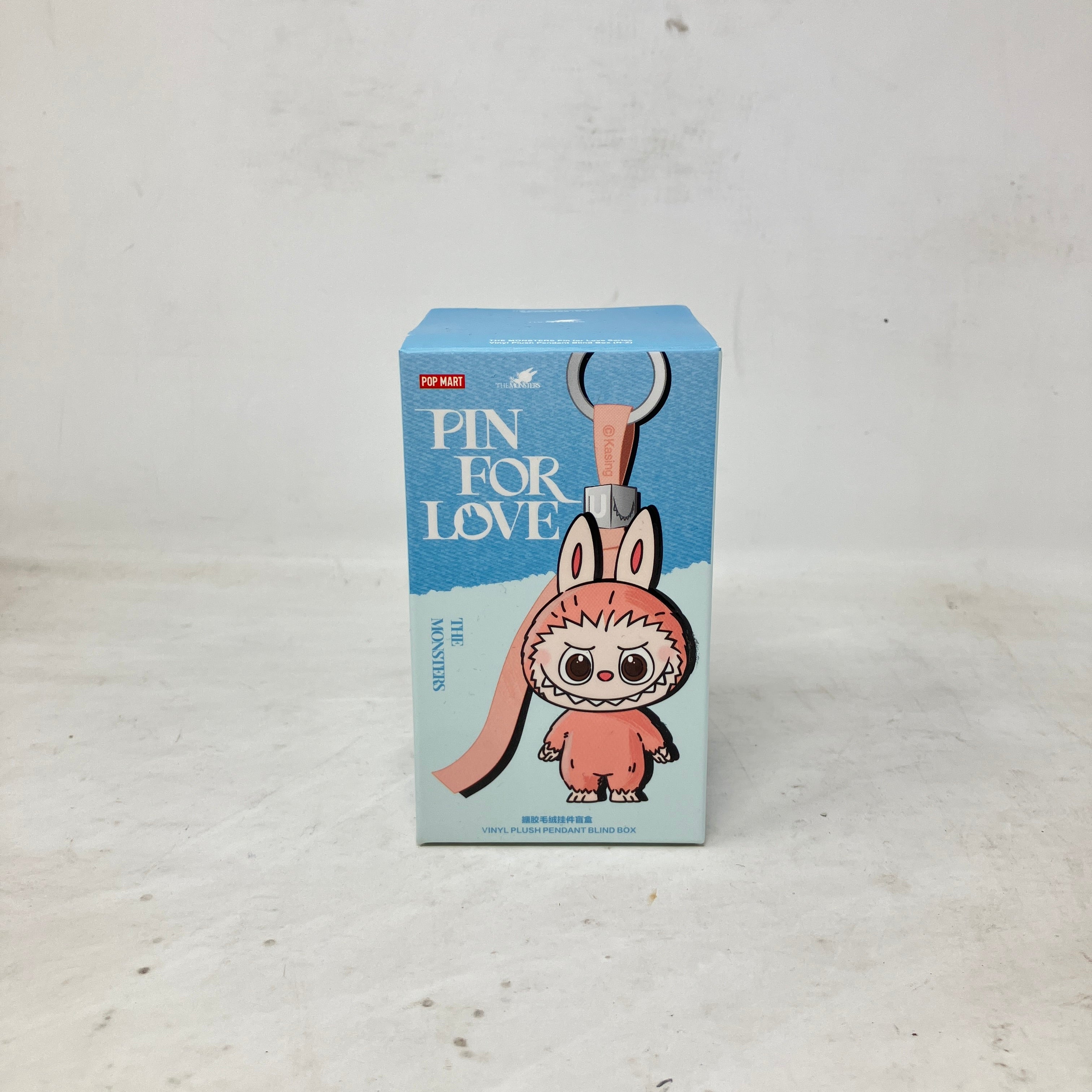 Pop Mart Labubu The Monsters Pin for Love Series Vinyl Plush Pendant (N-Z) Single Blind Box (P)