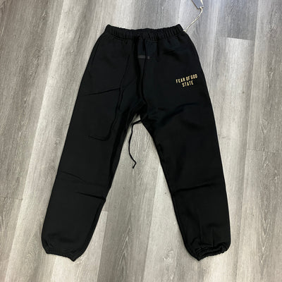 Fear of God State Essentials Fleece Essential Sweatpant Black