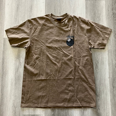 Stussy 8 Ball Tee Brown