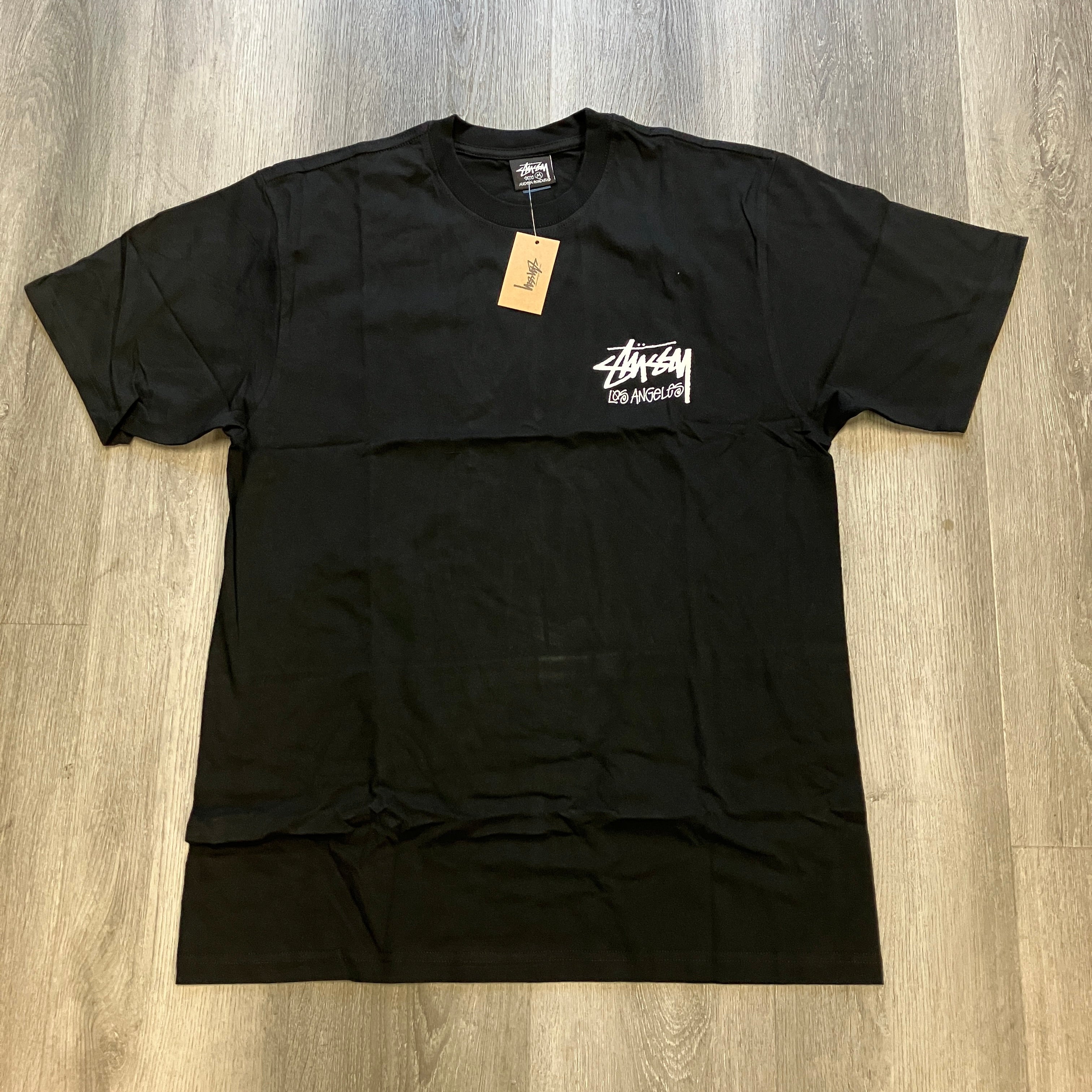 Stussy Stock Los Angeles Tee Black