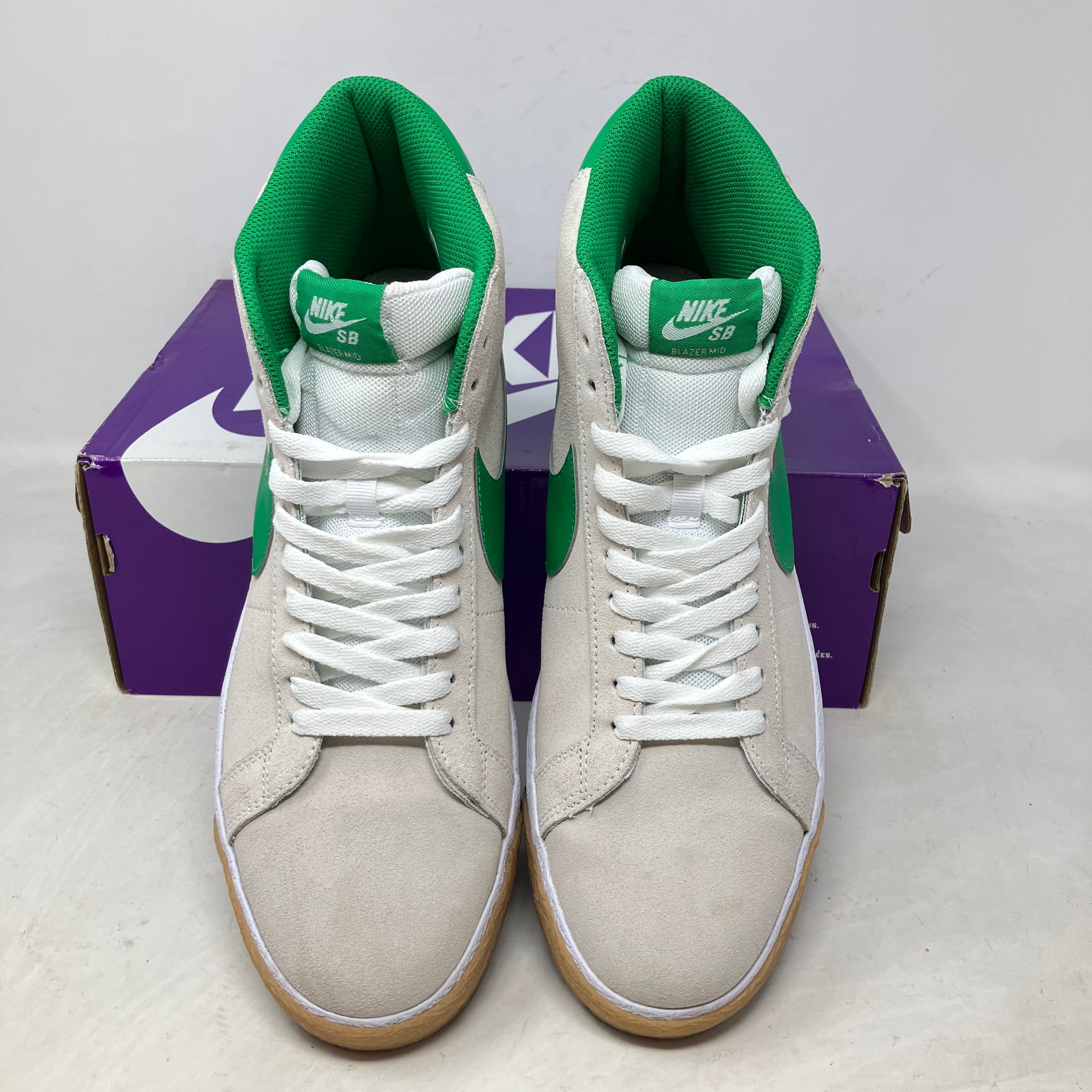 Nike SB Zoom Blazer Mid Summit White Lucky Green